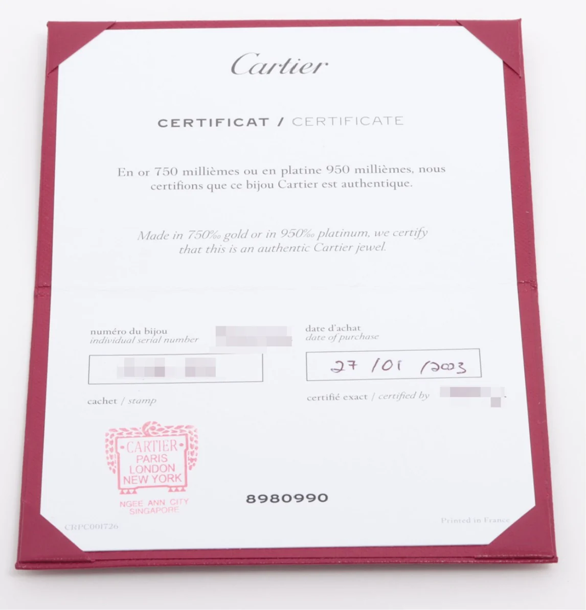 Cartier Love SM Bracelet - AP060439 - 750(YG) 19.6g - Size 17 - Full Set - Image 2