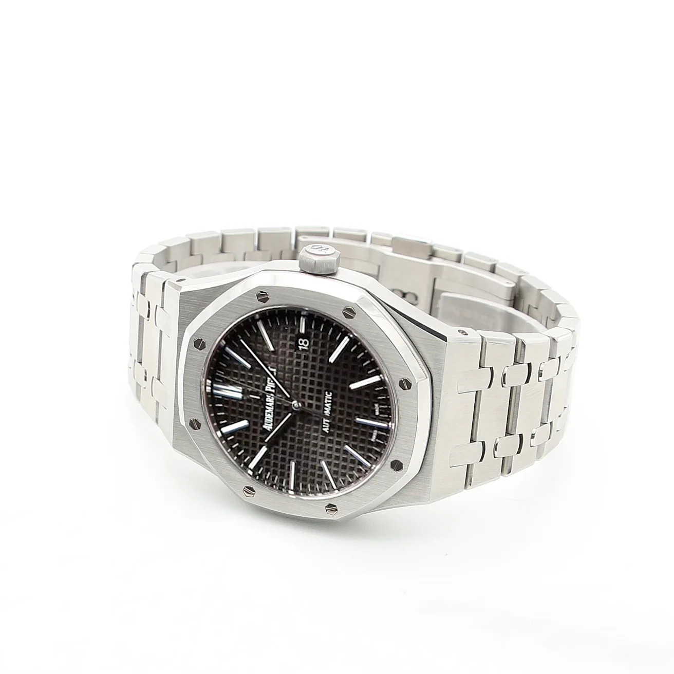Audemars Piguet Royal Oak ref. 15400ST - Full Set - Grey Dial - Image 2