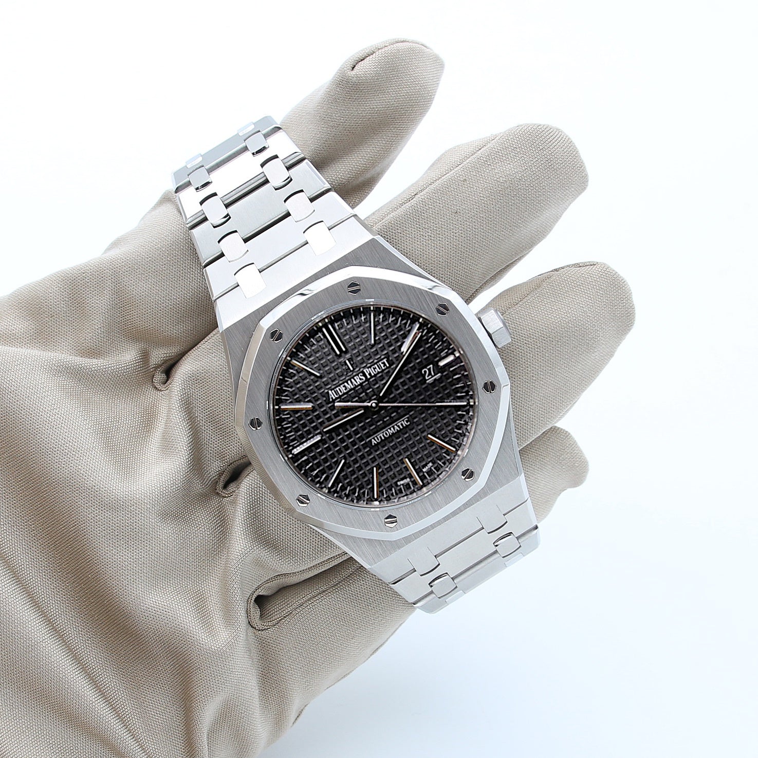 Audemars Piguet Royal Oak ref. 15400ST - Full Set - Grey Dial - Image 3