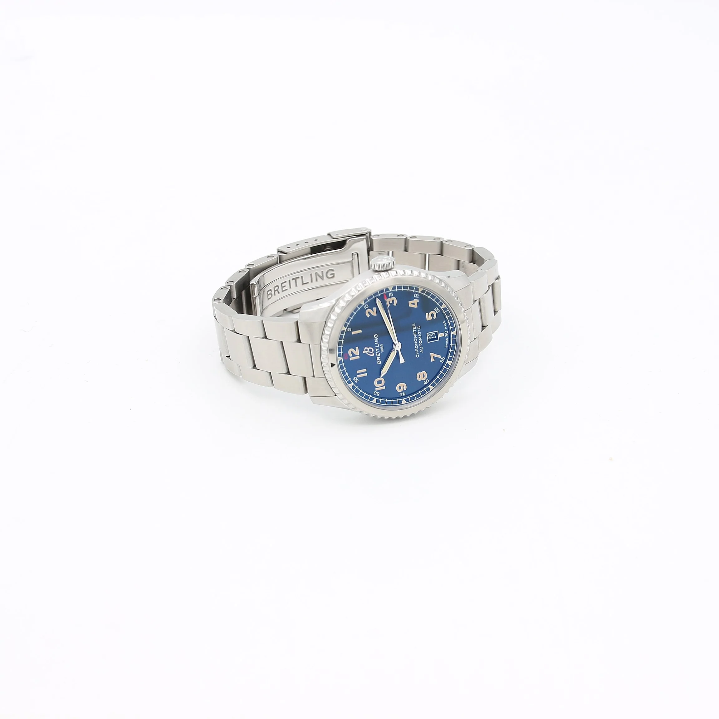 Breitling Aviator 8 ref. A17315101C1A1 Blue dial – Steel bracelet - Full Set - Image 6