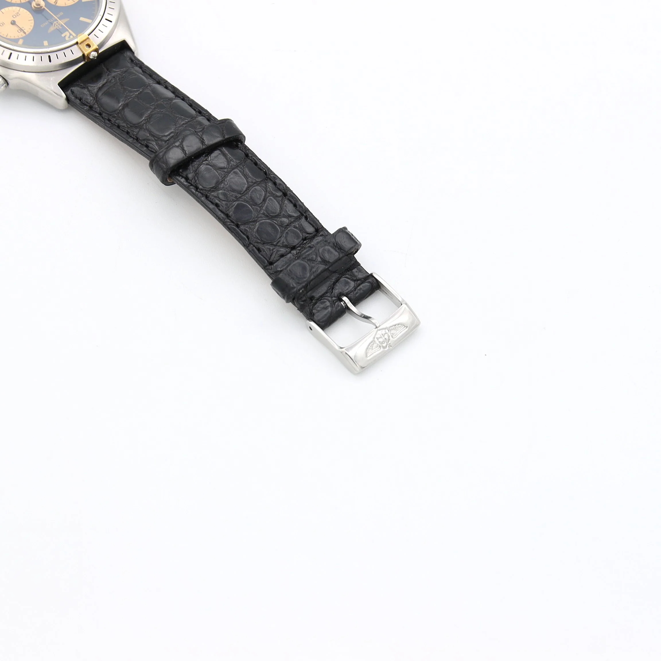 Breitling Callisto Chronograph ref. 80520 - Blue dial Leather strap - Image 5