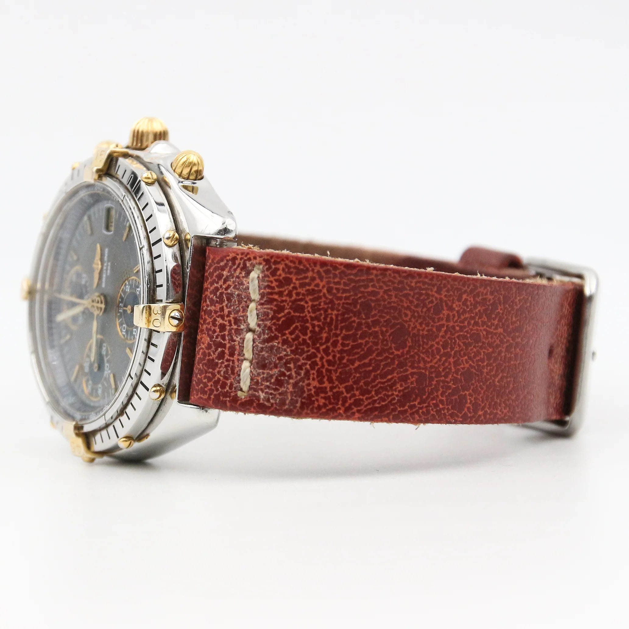 Breitling Chronomat ref. 81950 Antracite dial Leather strap - Image 3