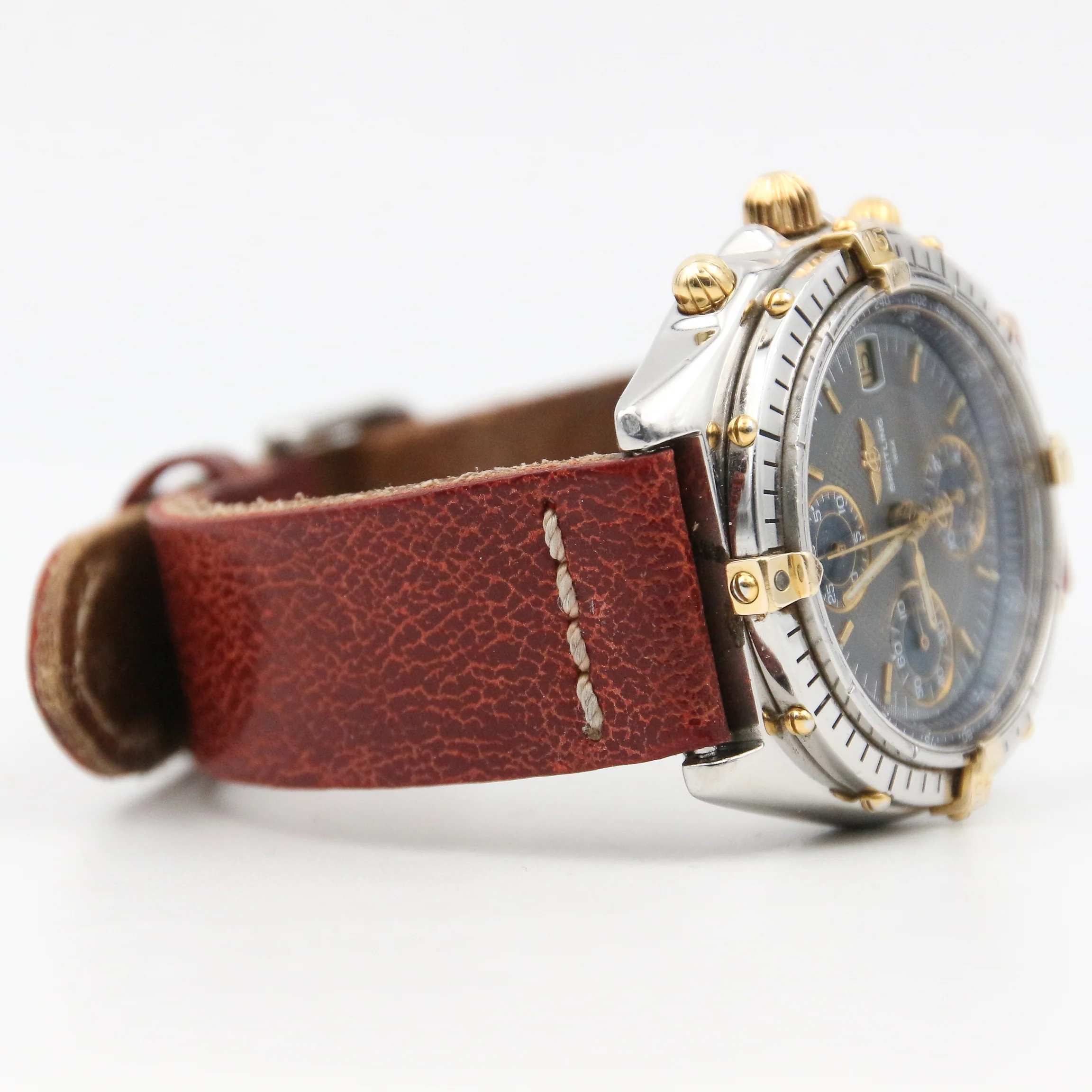 Breitling Chronomat ref. 81950 Antracite dial Leather strap - Image 4