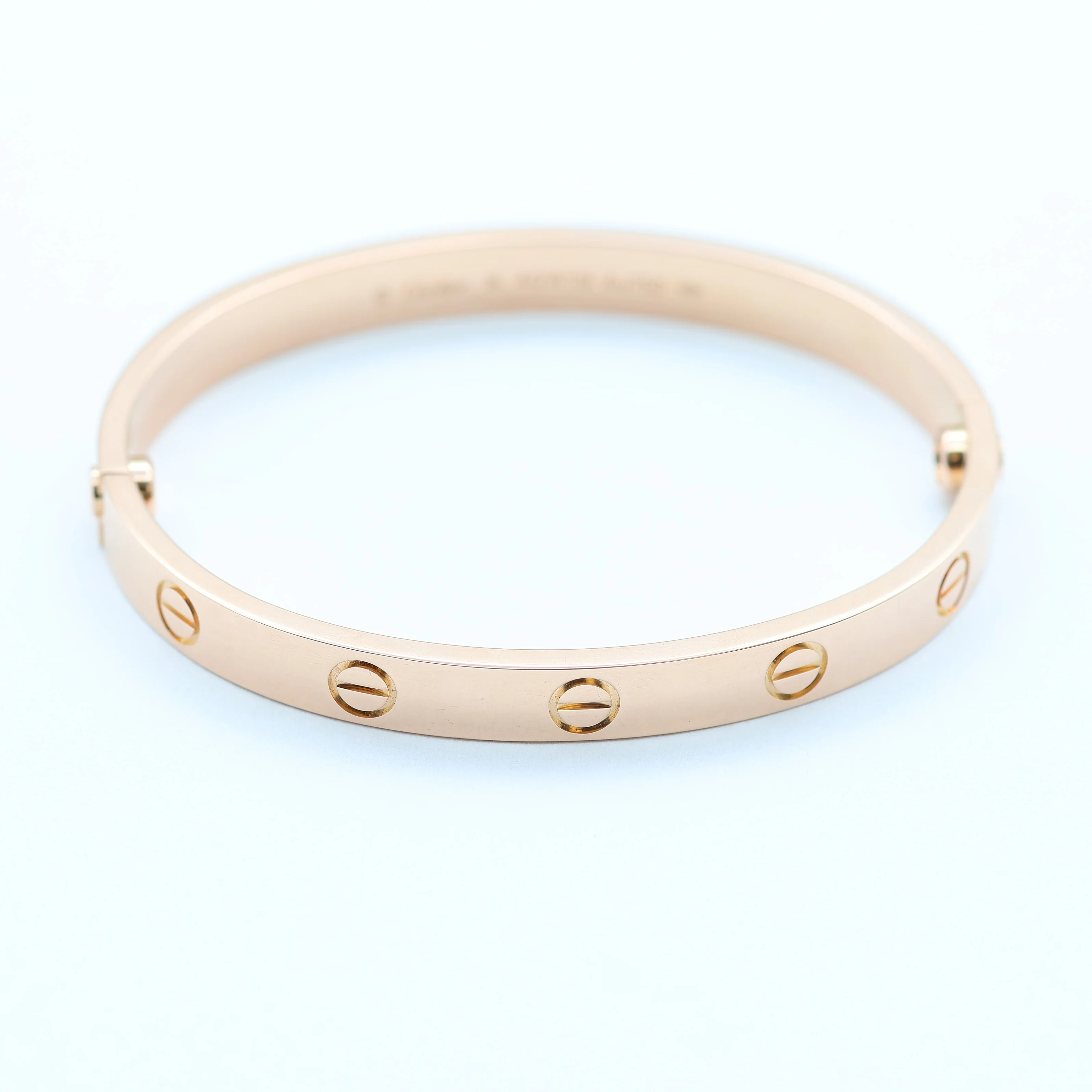Cartier Love Bracelet 750PG - 16 - with Box and Certificate + Screwdriver - Image 11