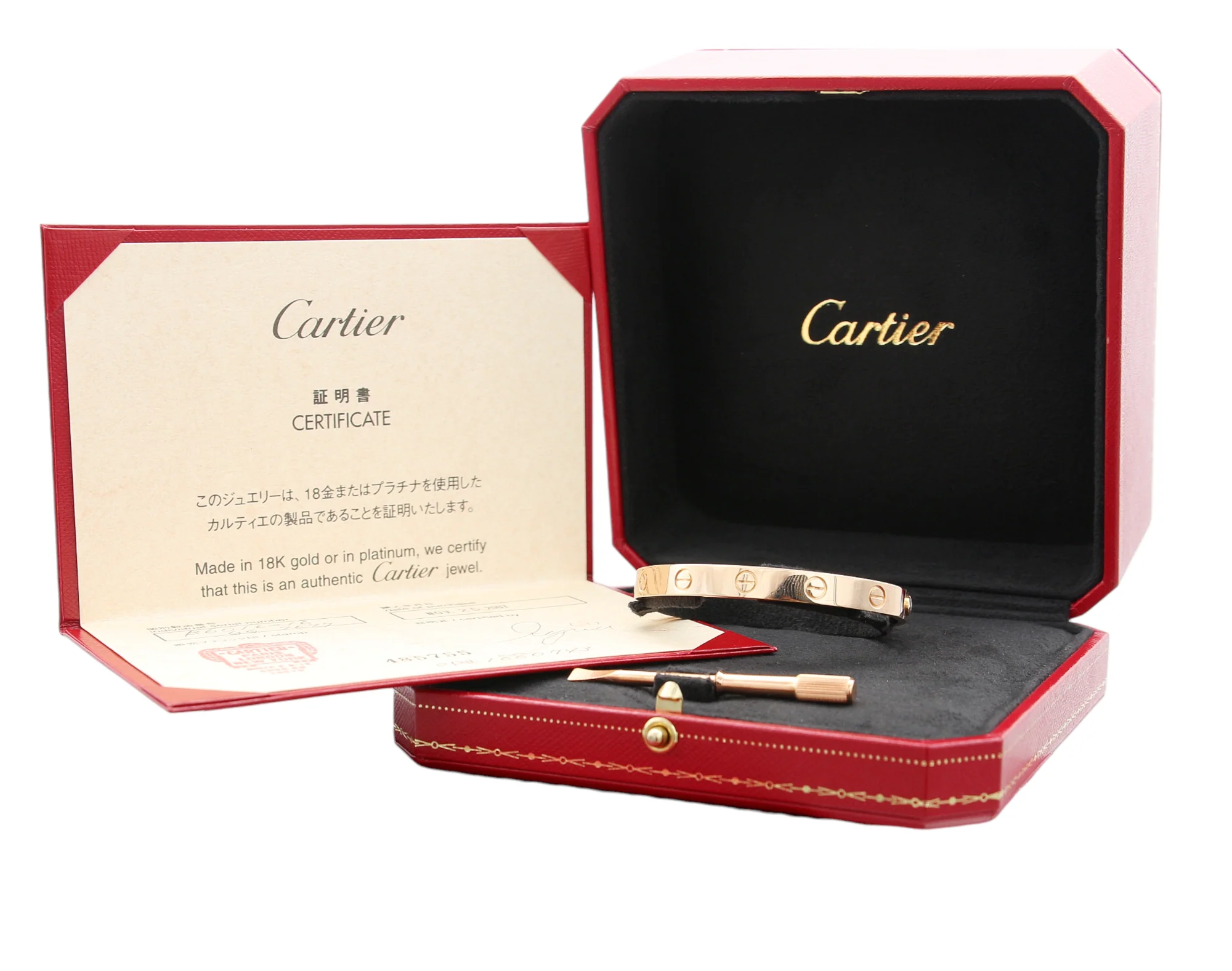 Cartier - Love Bracelet 750(YG) 29.7g - Size 16 With screwdriver - Full Set - 2007 - Image 6