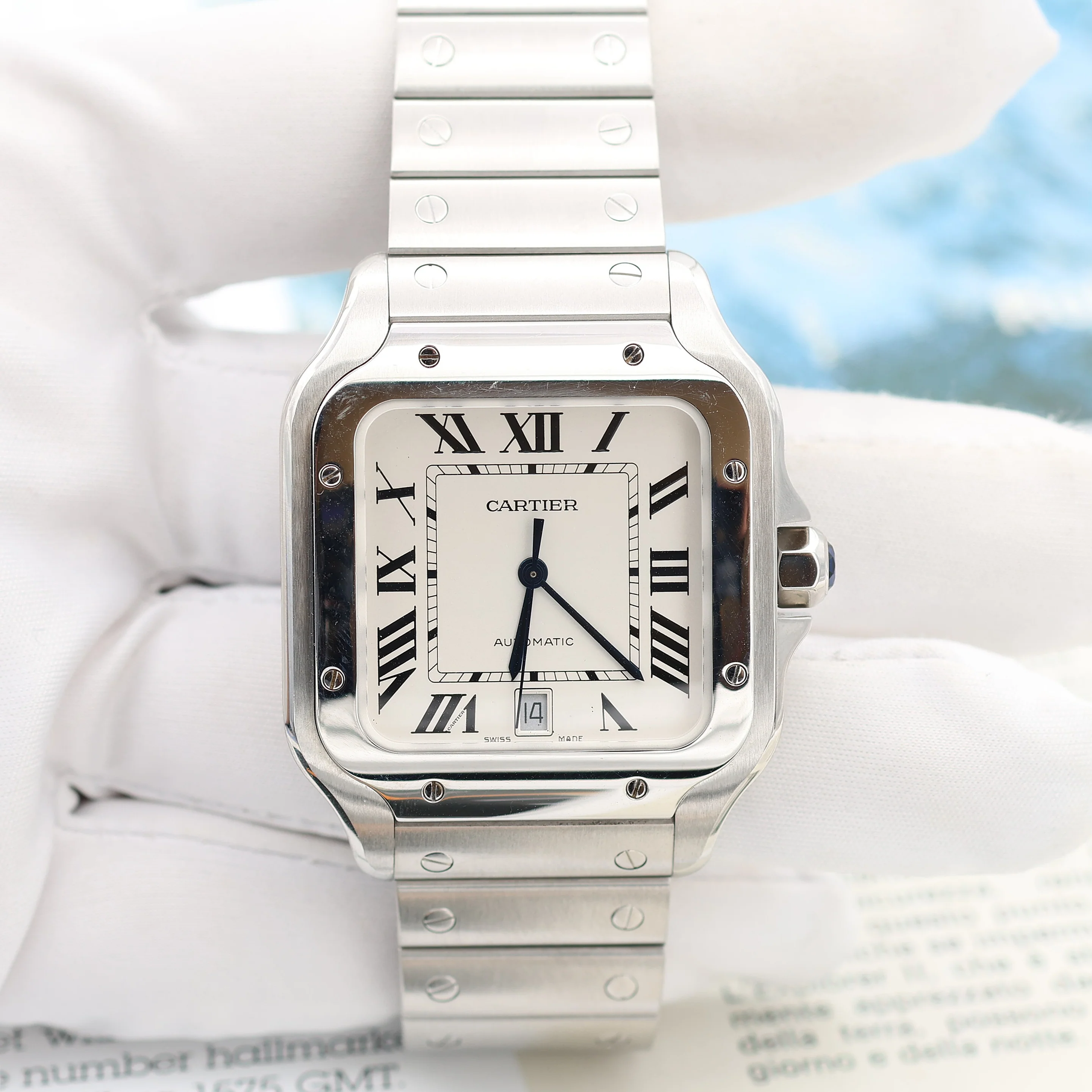 Cartier Santos Automatic Large Ref. WSSA0018 - Image 4