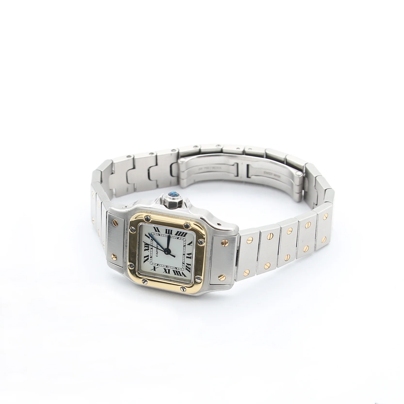 Cartier Santos Carree Automatic Lady ref. 0902 Steel/Gold - Image 5