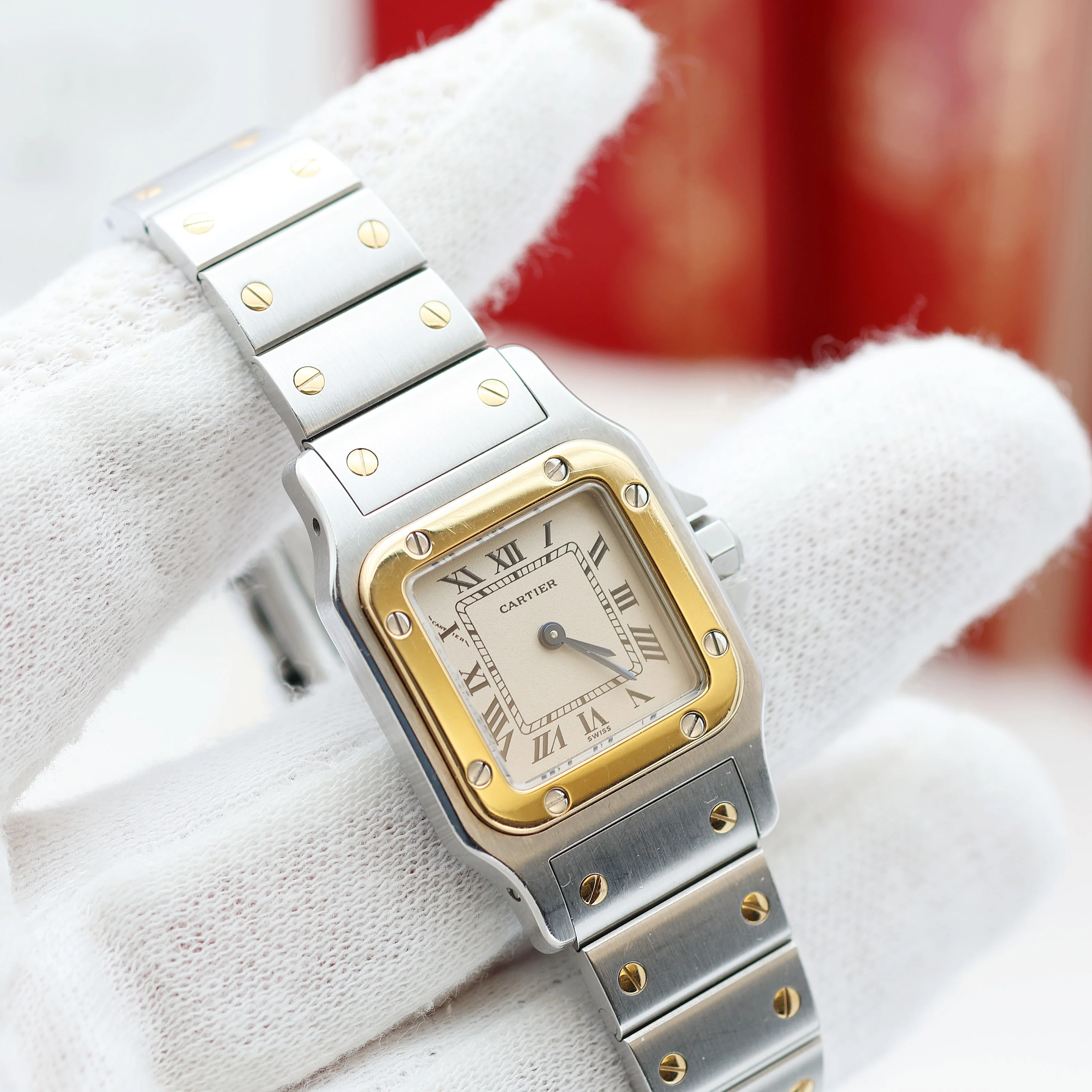 Cartier Santos Galbée - Quartz - Ref. 1057930 - Full Set - Image 4