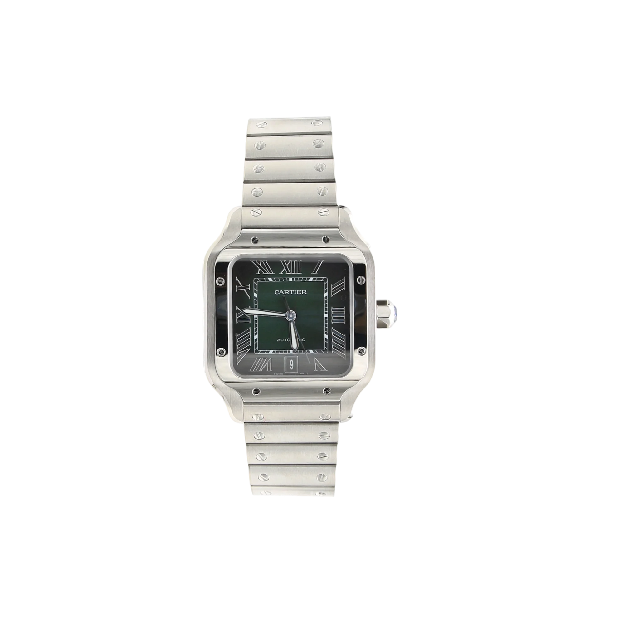 Cartier Santos Large Green Dial Ref. WSSA0062 - Full Set