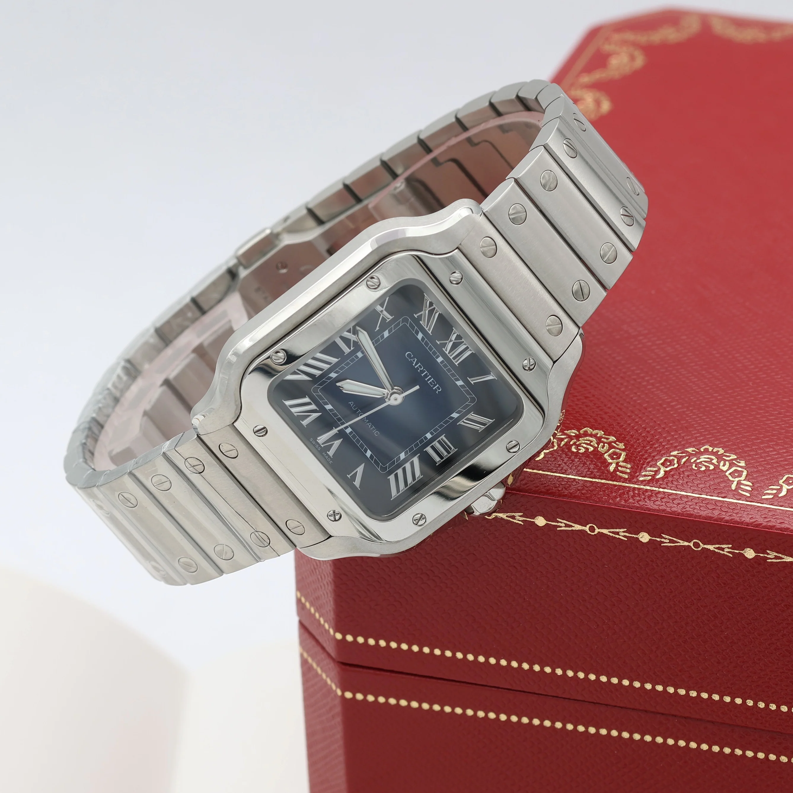 Cartier Santos ref. WSSA0063 - NEW - Full Set - Image 10