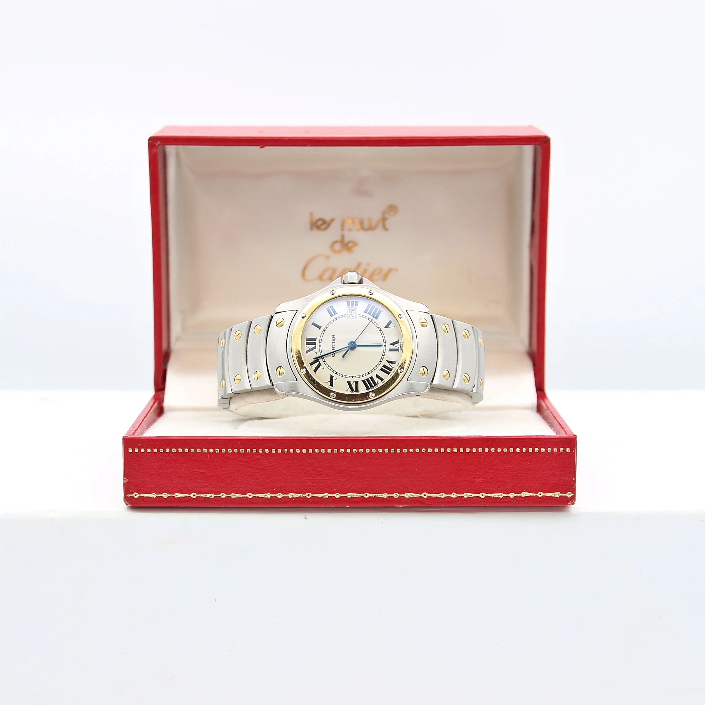 Cartier Santos Ronde ref. 1551 Steel/Gold - Image 2