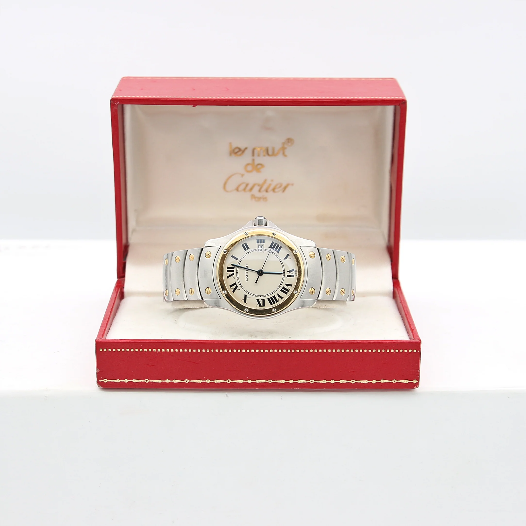 Cartier Santos Ronde ref. 1551 Steel/Gold - Image 3