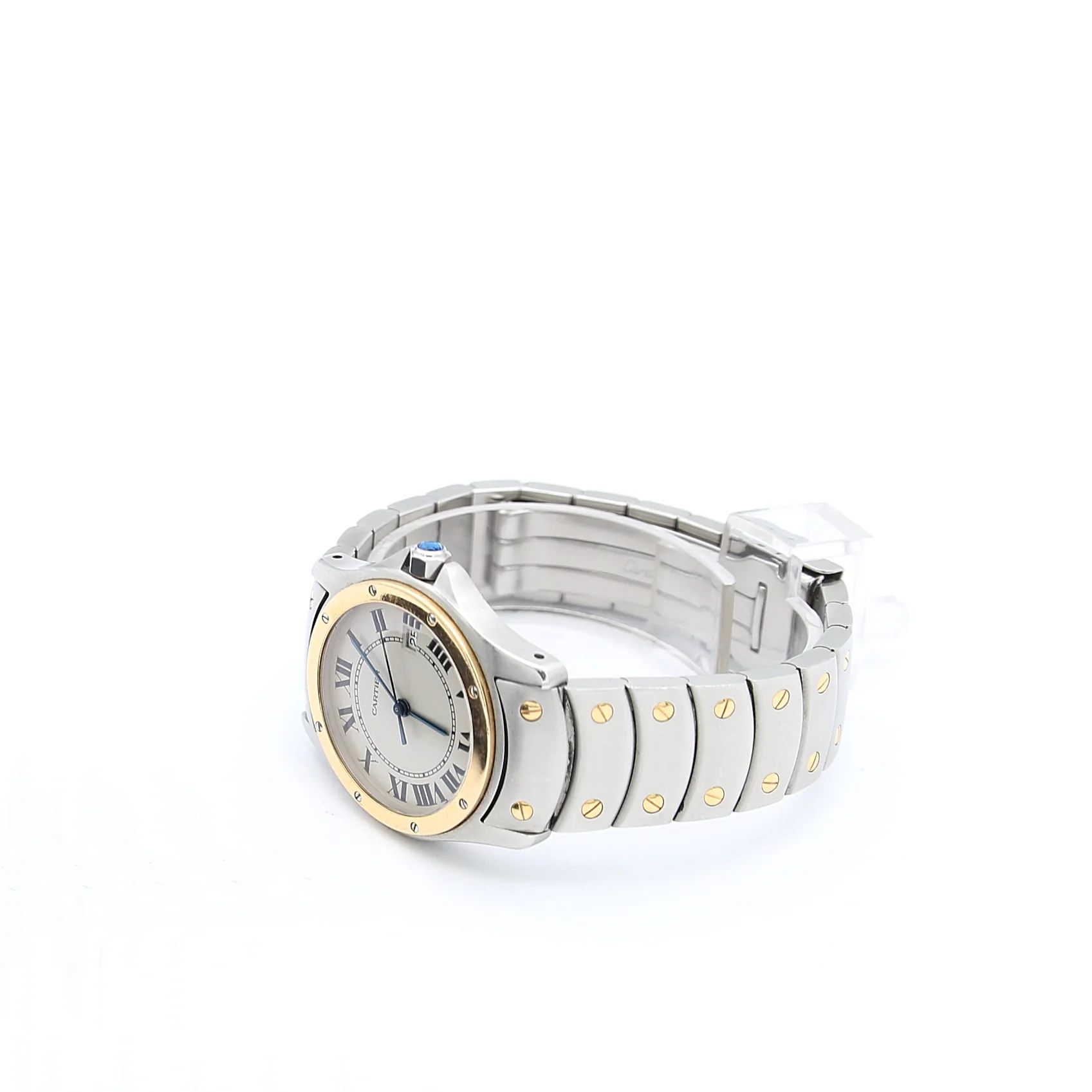 Cartier Santos Ronde ref. 1551 Steel/Gold - Image 4