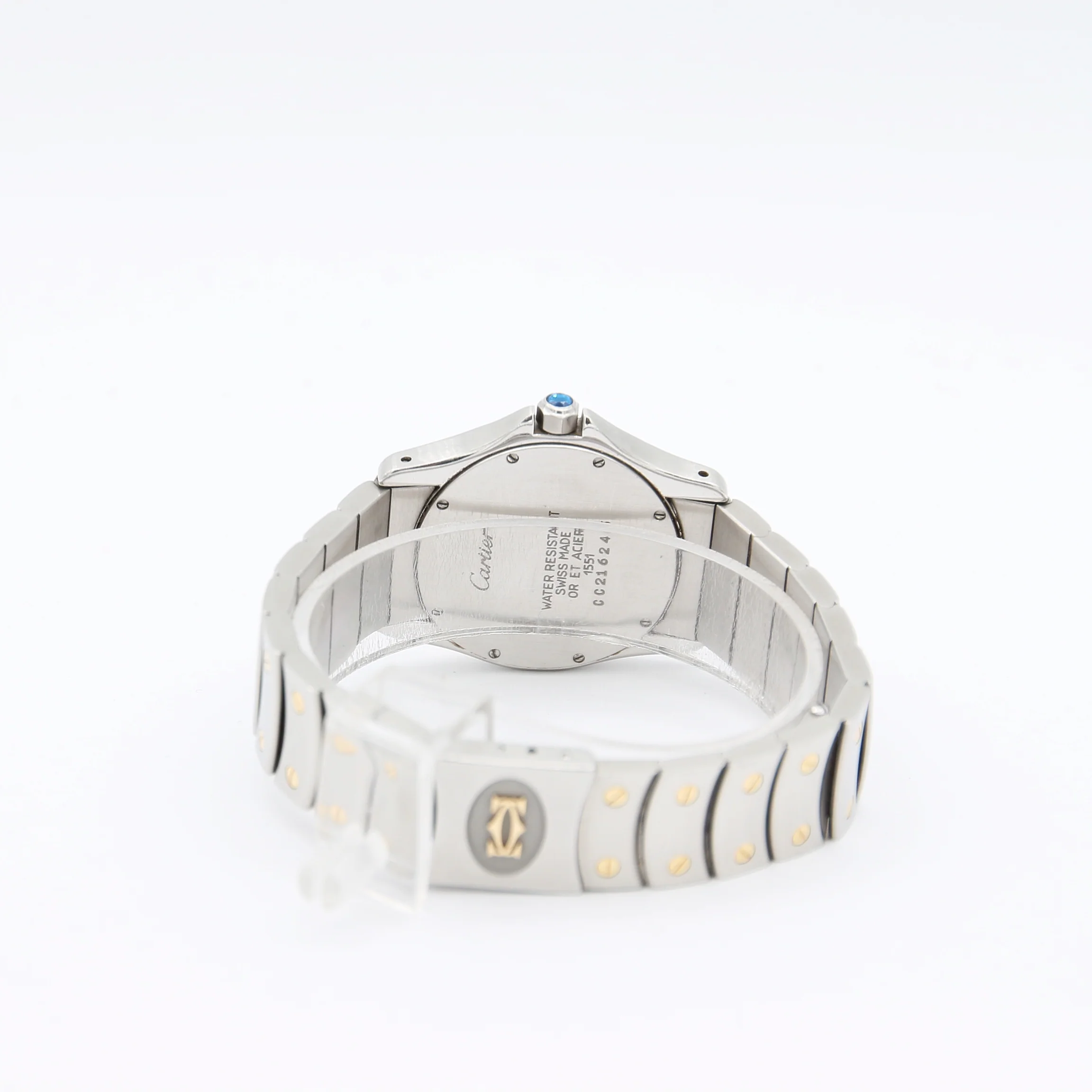 Cartier Santos Ronde ref. 1551 Steel/Gold - Image 9