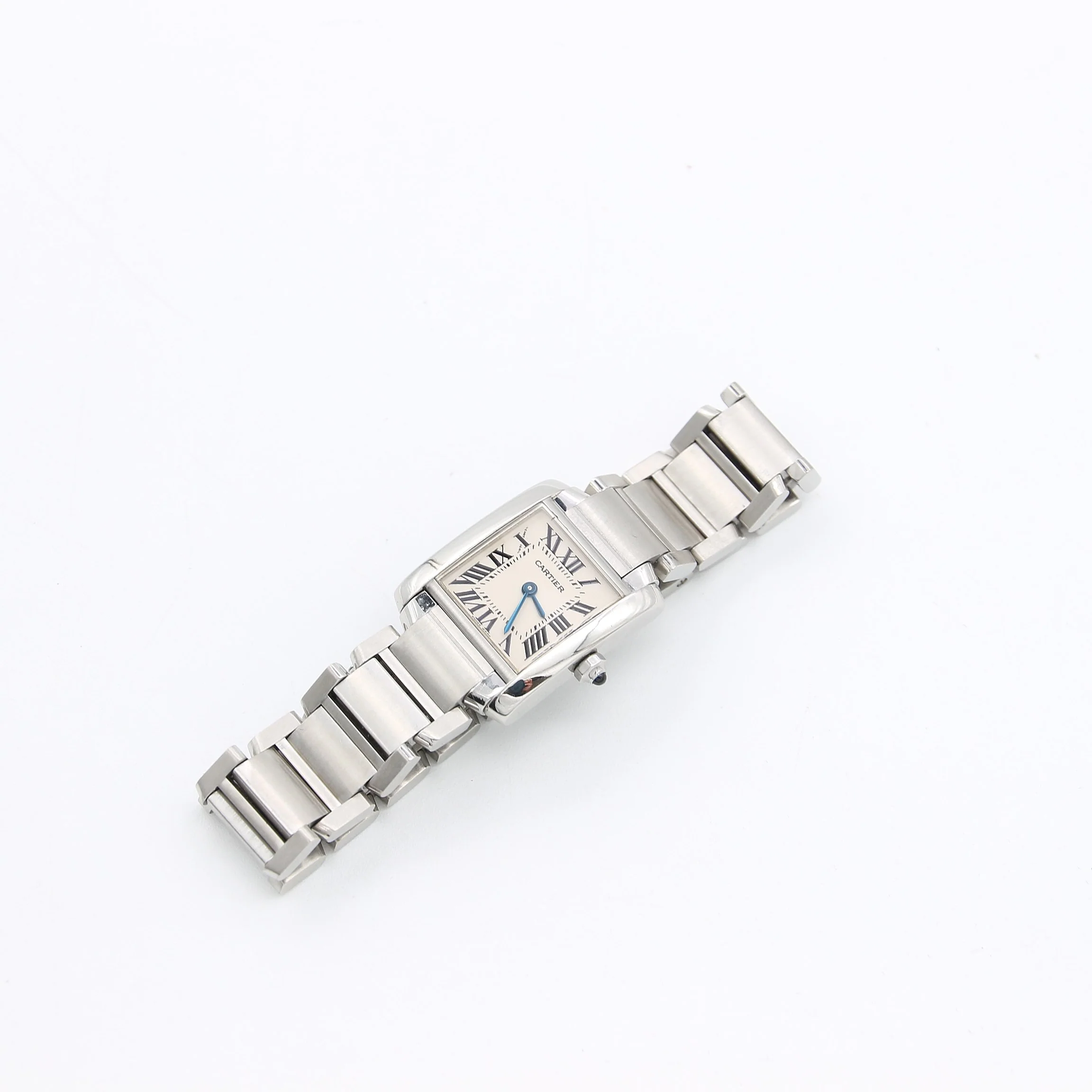 Cartier Tank Française ref 2384 20mm - Steel bracelet - Image 3