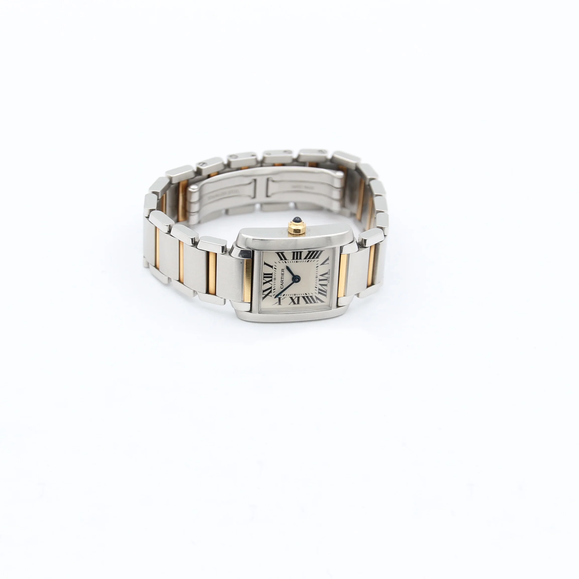 Cartier Tank Française ref 2384 in Steel/Gold - Image 5