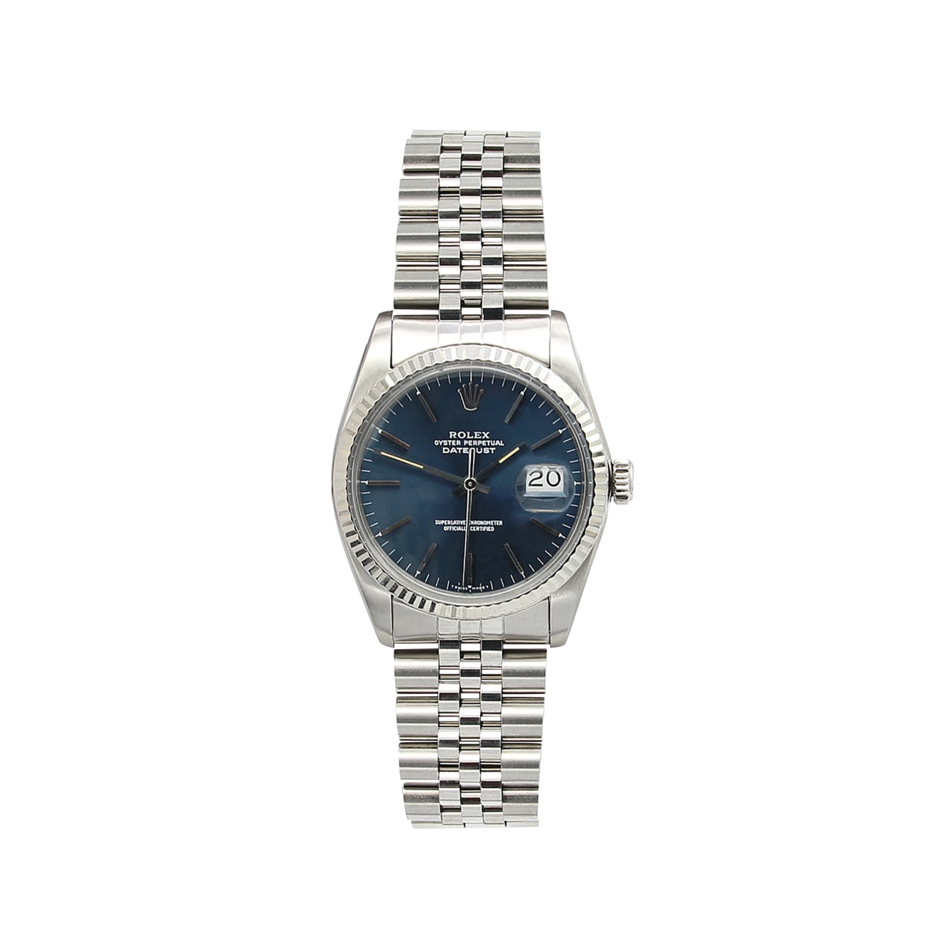 Rolex Datejust ref. 16014 - Blue Soleil dial