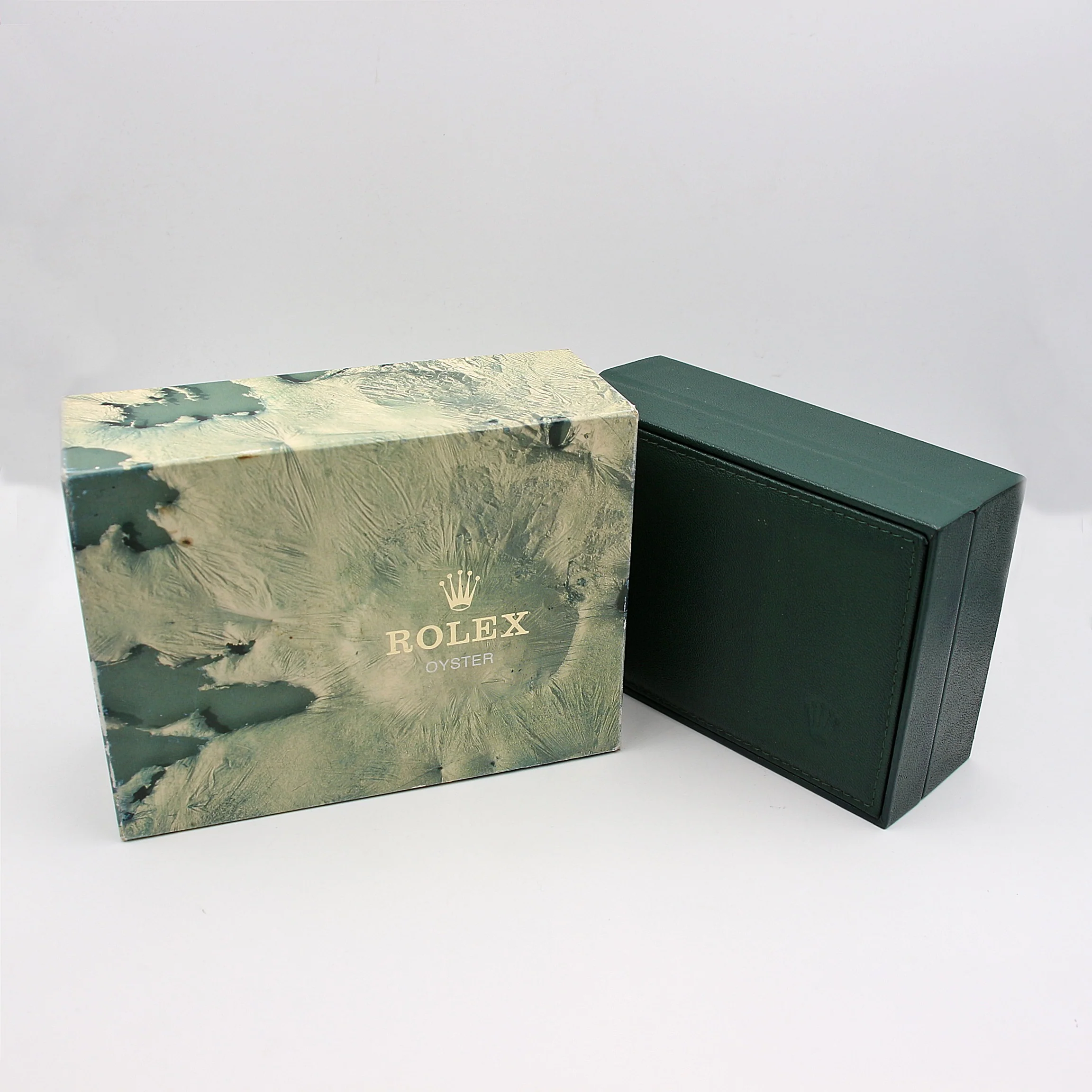 Rolex Watch Box | Vintage Box Men Green with Moon Outerbox 68.00.2