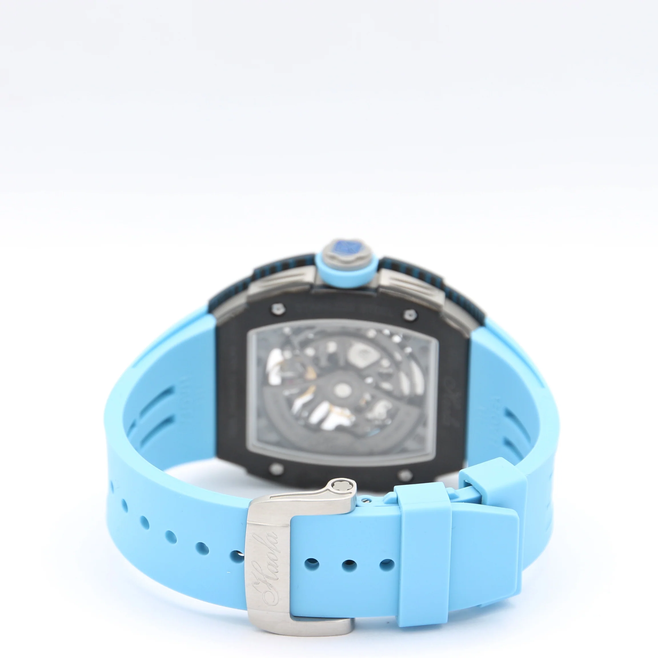 HAOFA ref. 1909 Blue - Carbon TPT Skeleton Automatic Watch - Image 10
