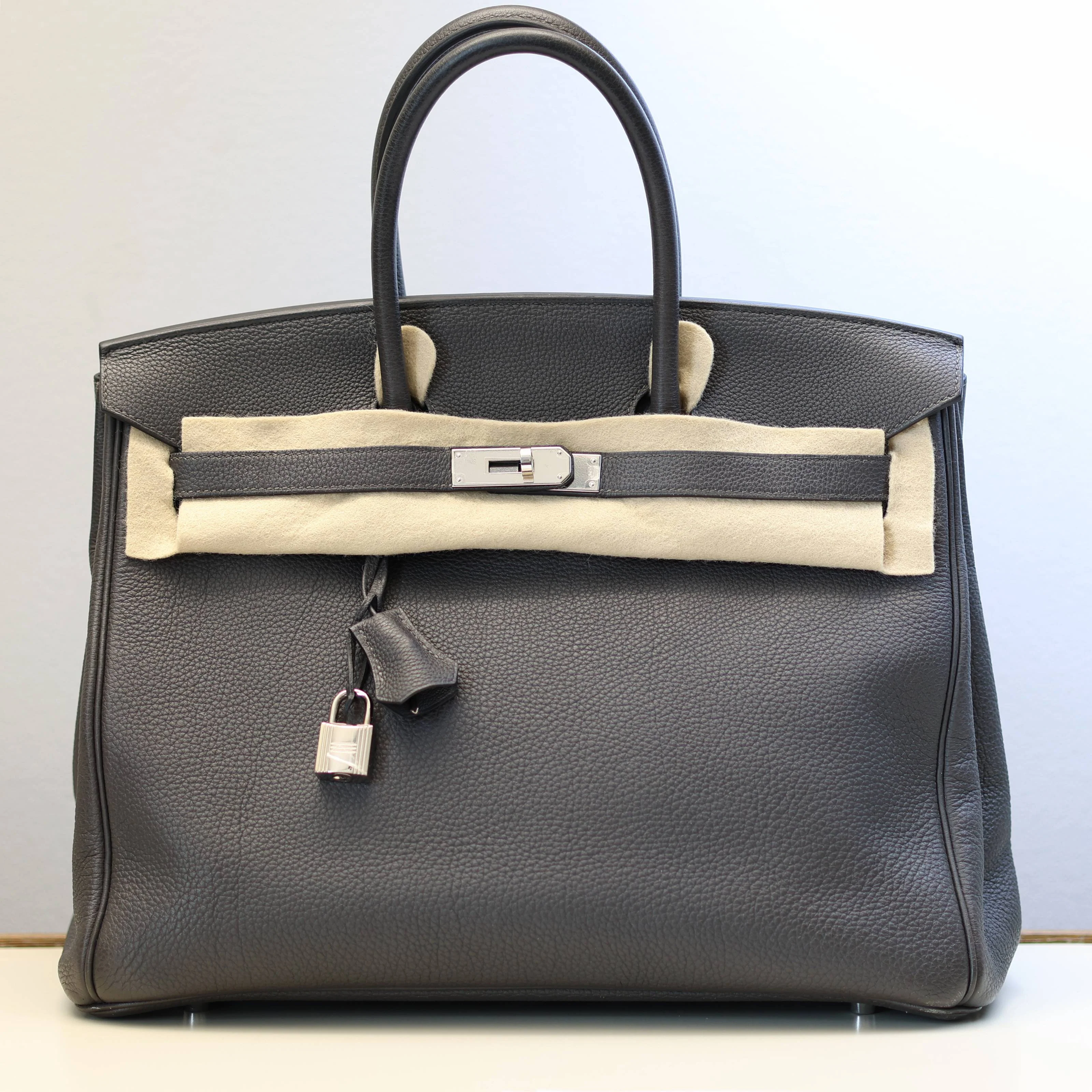 Hermès Bag Birkin 35 - Dark Grey - Image 21