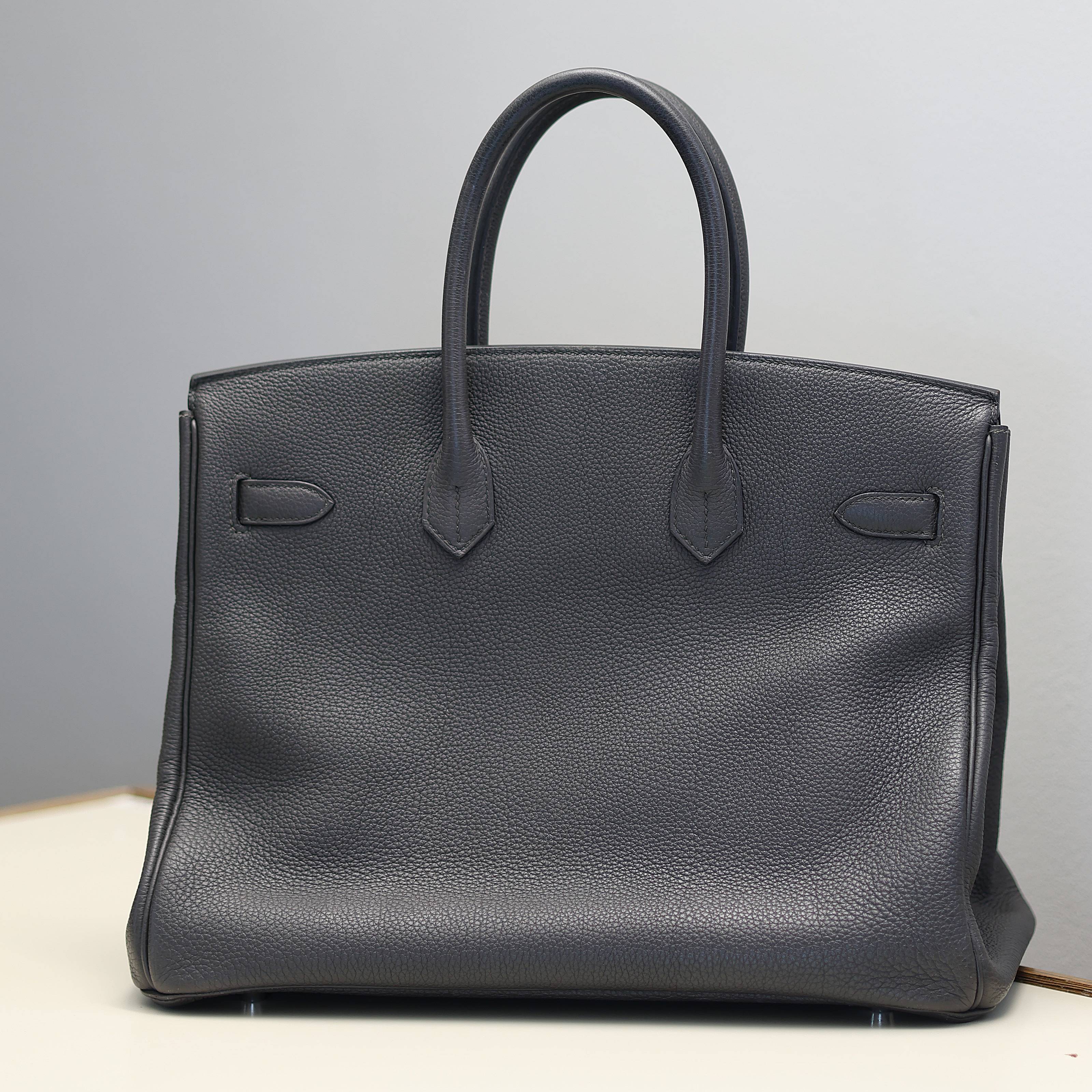 Hermès Bag Birkin 35 - Dark Grey - Image 7