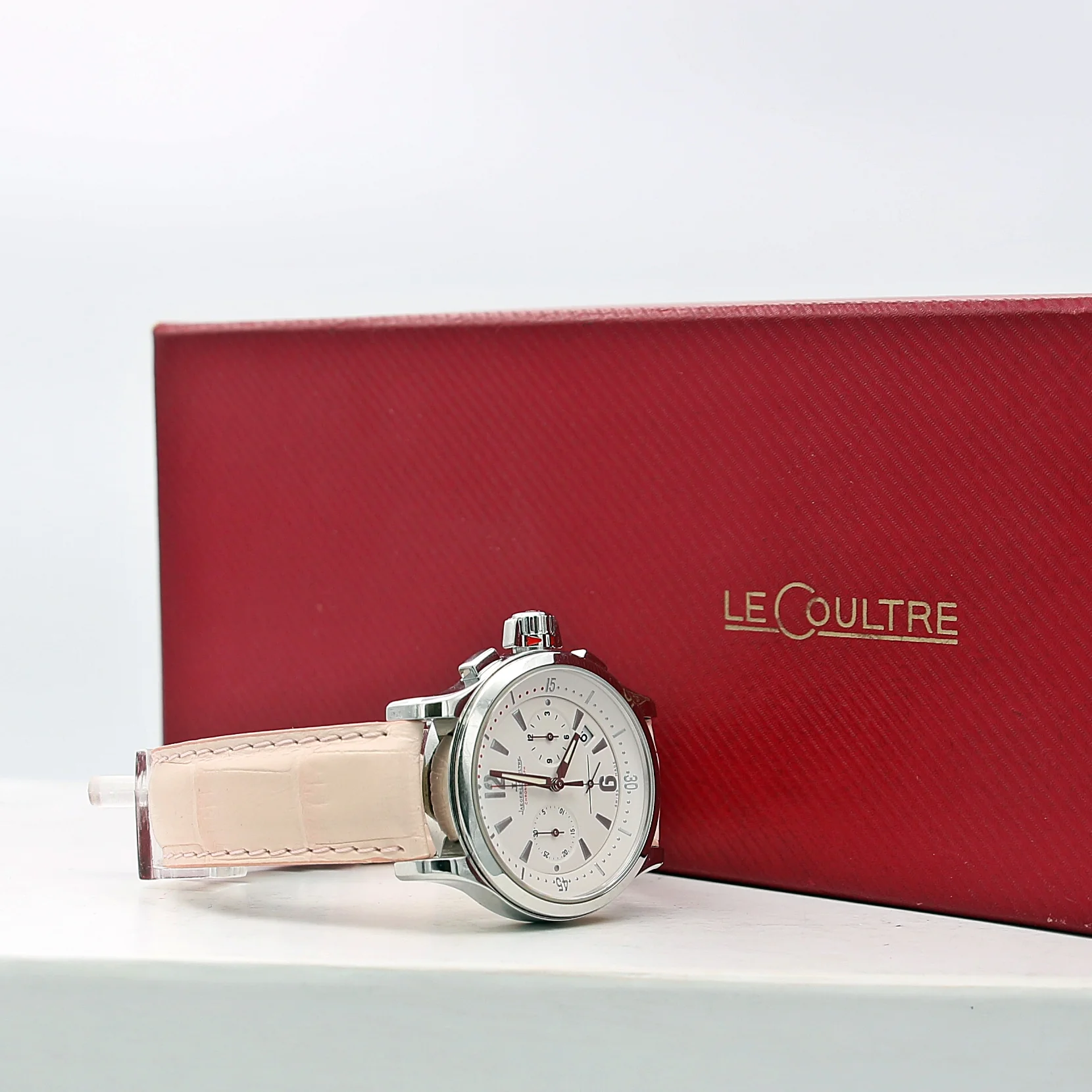Jaeger LeCoultre Master Compressor Chronograph ref 148.8.31 Leather strap - Image 3