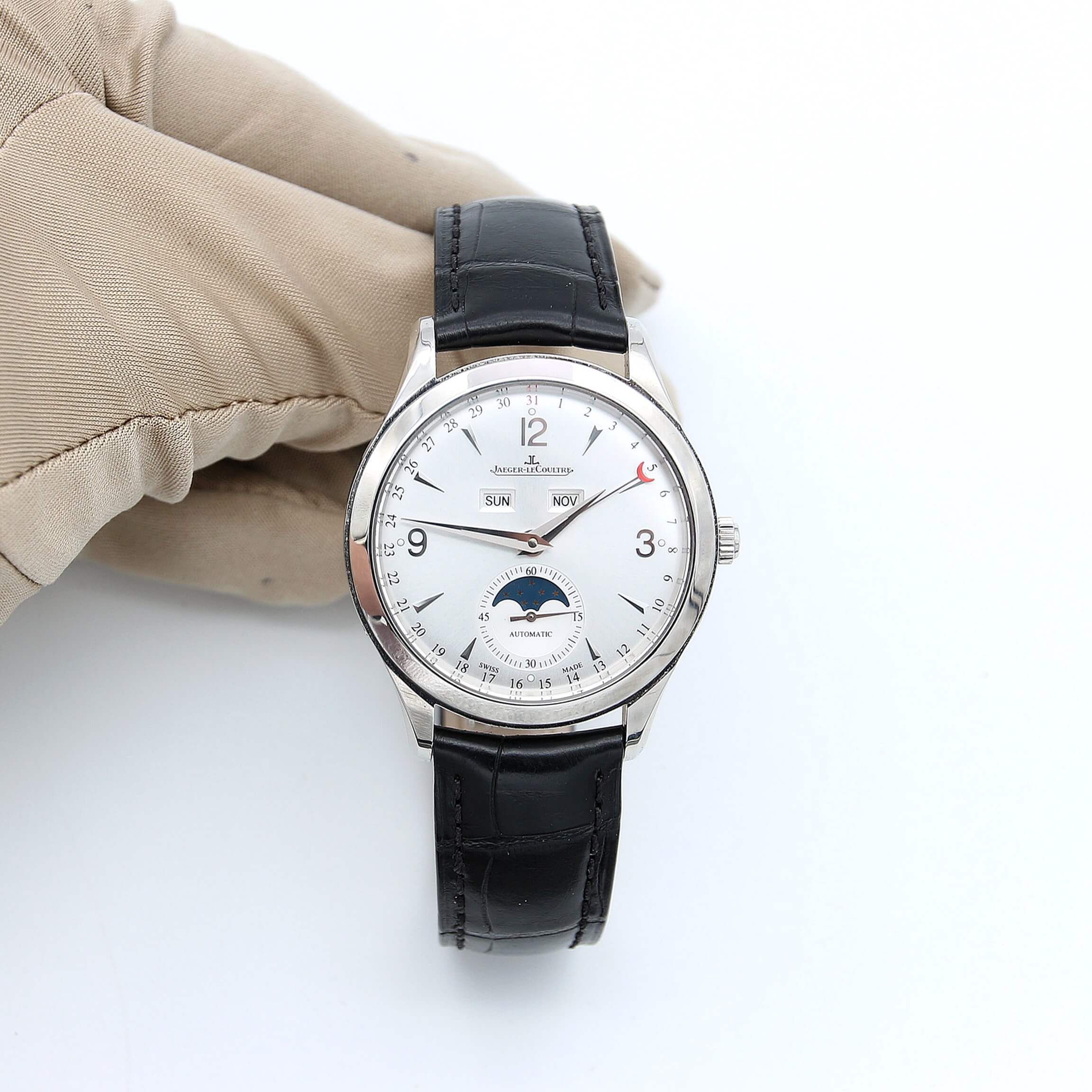Jaeger-LeCoultre Master Control Calendar Automatic ref. 176.8.12.S - NEW - Full set - Image 2