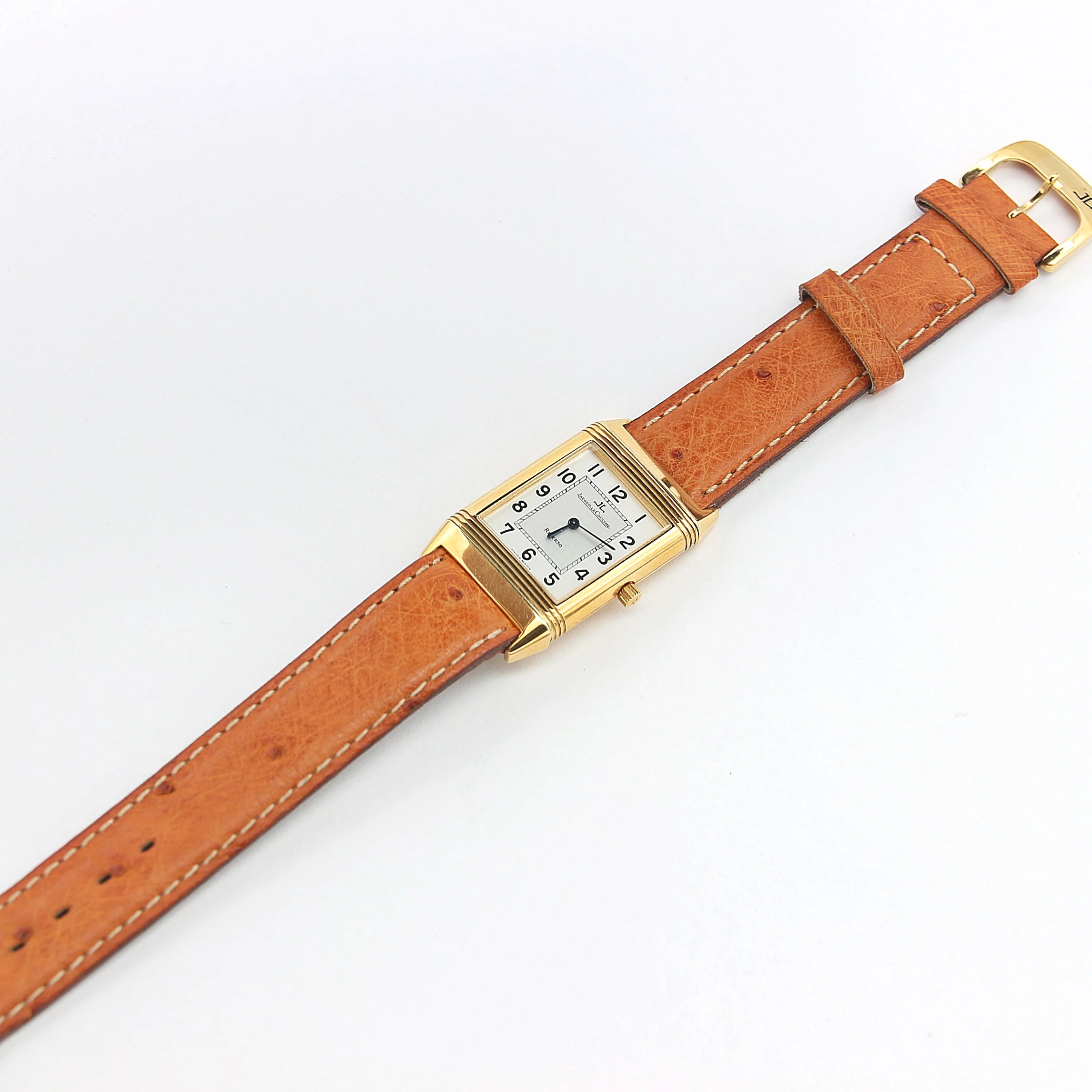 Jaeger-LeCoultre Reverso Classique ref. 250.1.86 18K Gold Leather strap - Image 4