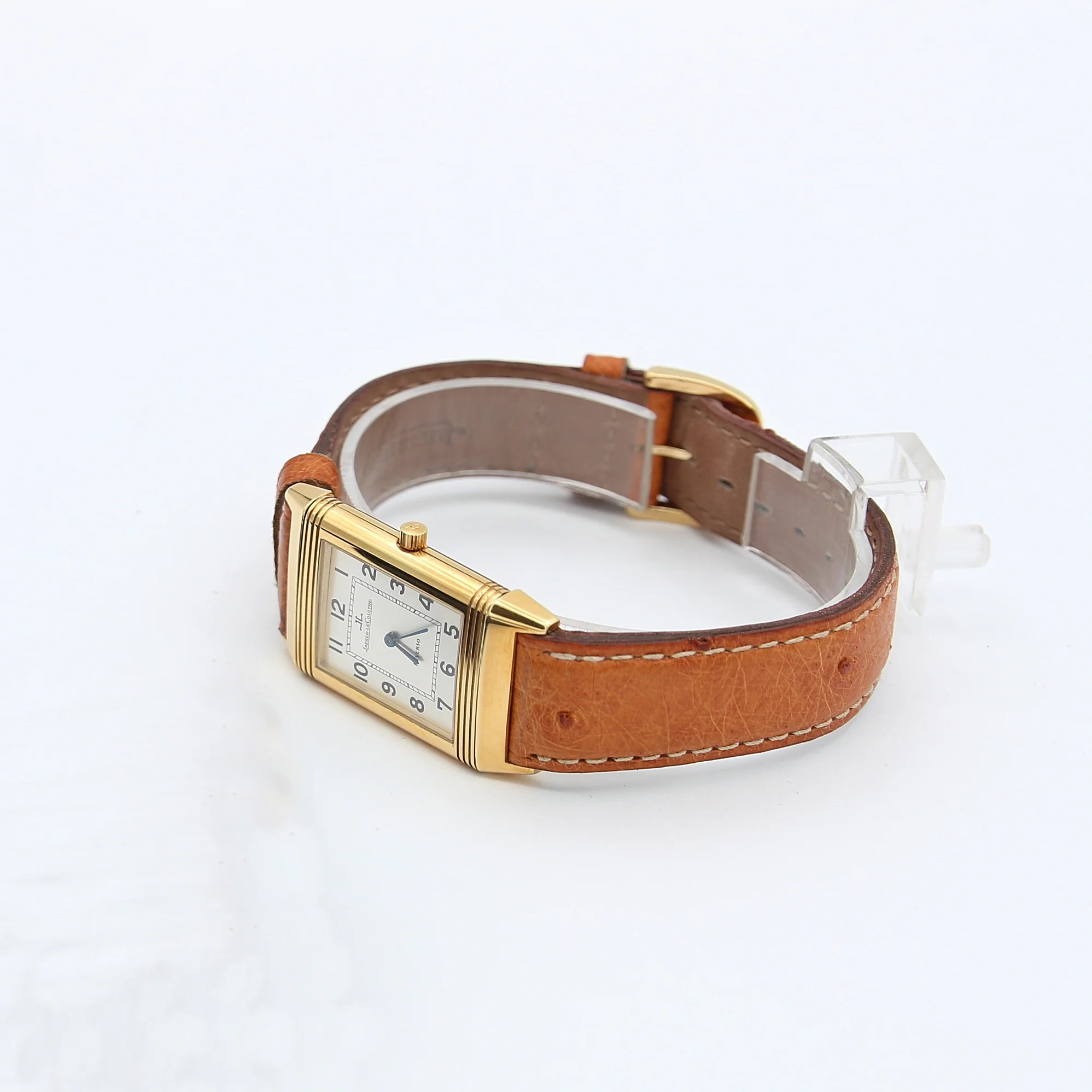 Jaeger-LeCoultre Reverso Classique ref. 250.1.86 18K Gold Leather strap - Image 7