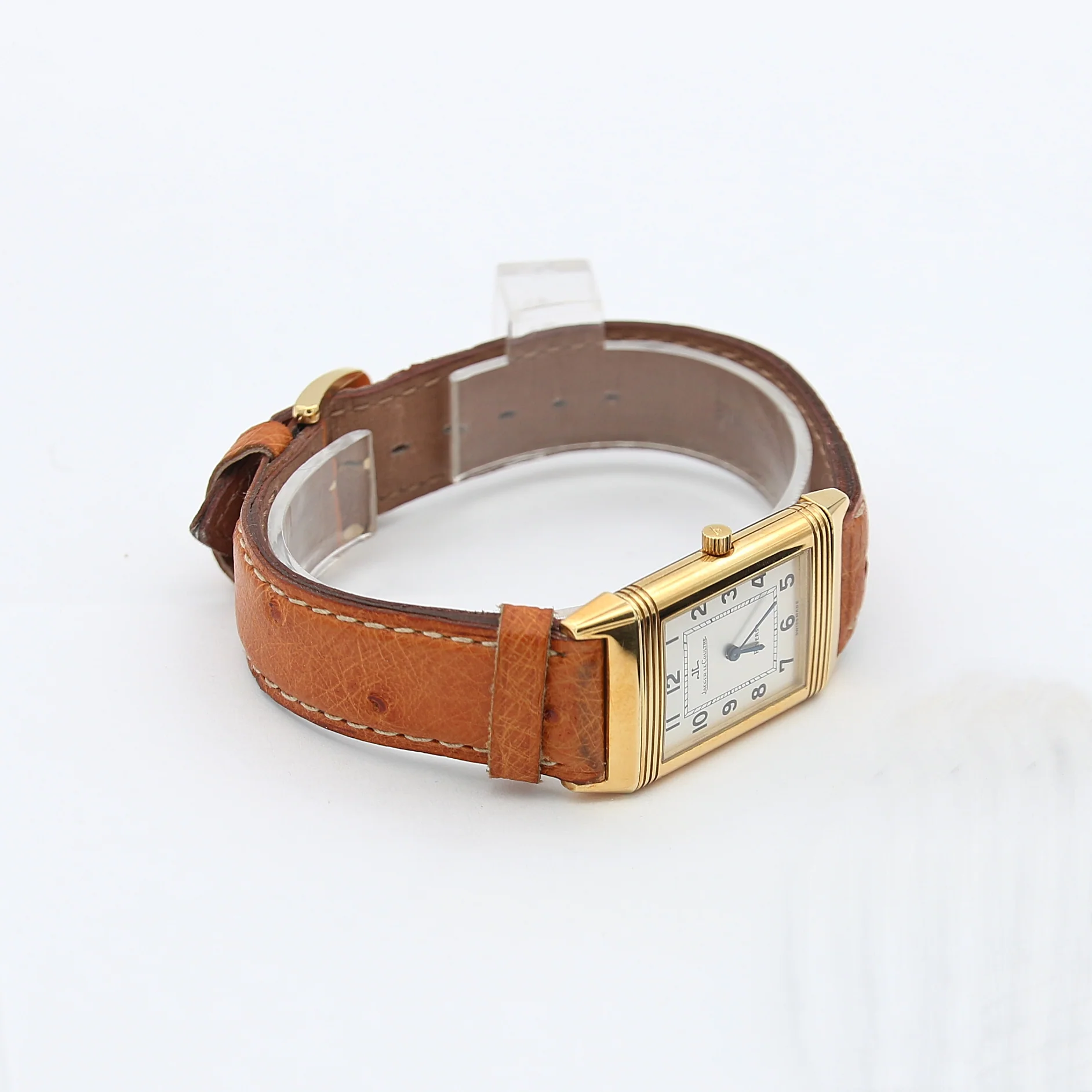 Jaeger-LeCoultre Reverso Classique ref. 250.1.86 18K Gold Leather strap - Image 8