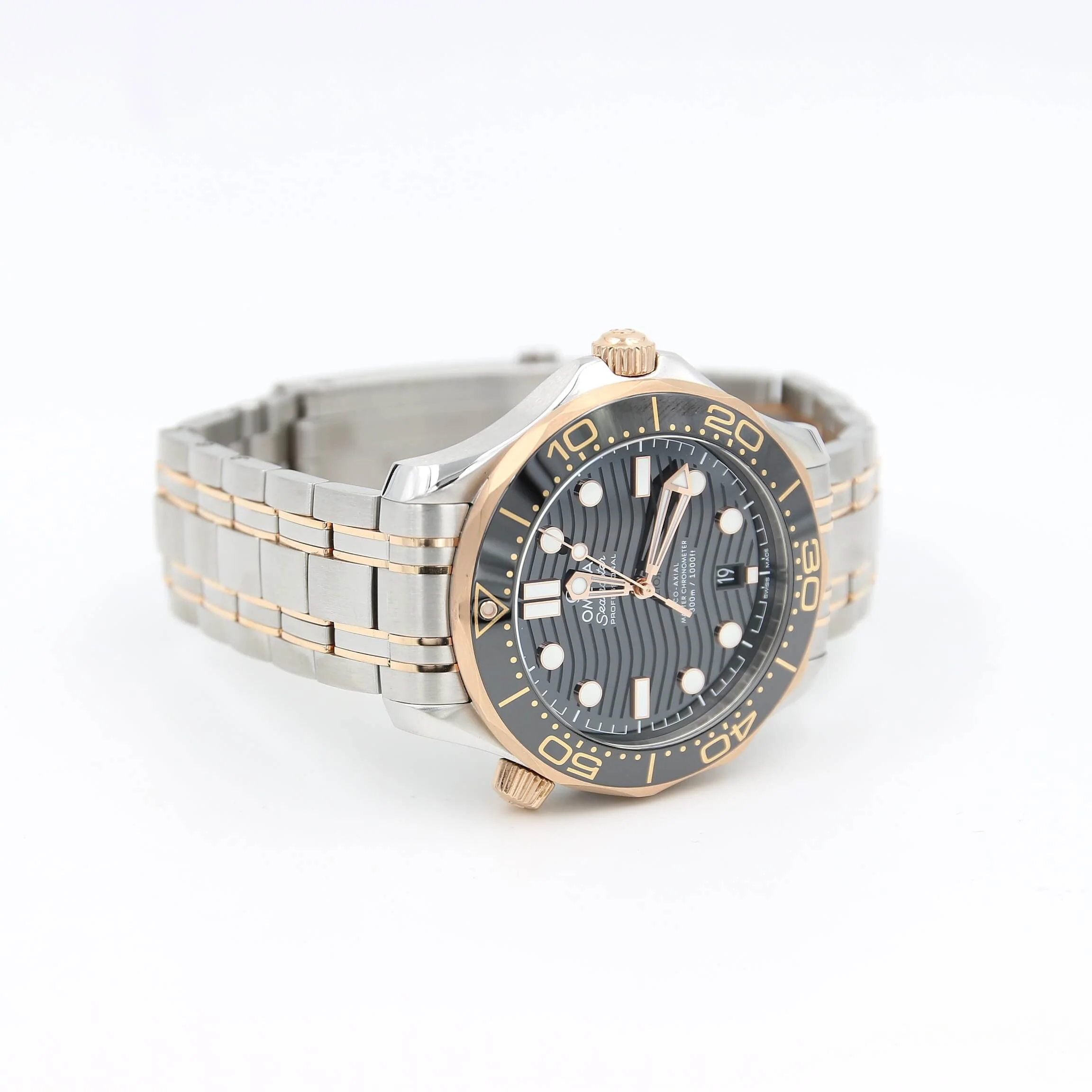 Omega Seamaster Co-axial ref. 210.20.42.20.01.001 Steel/Gold - Image 6