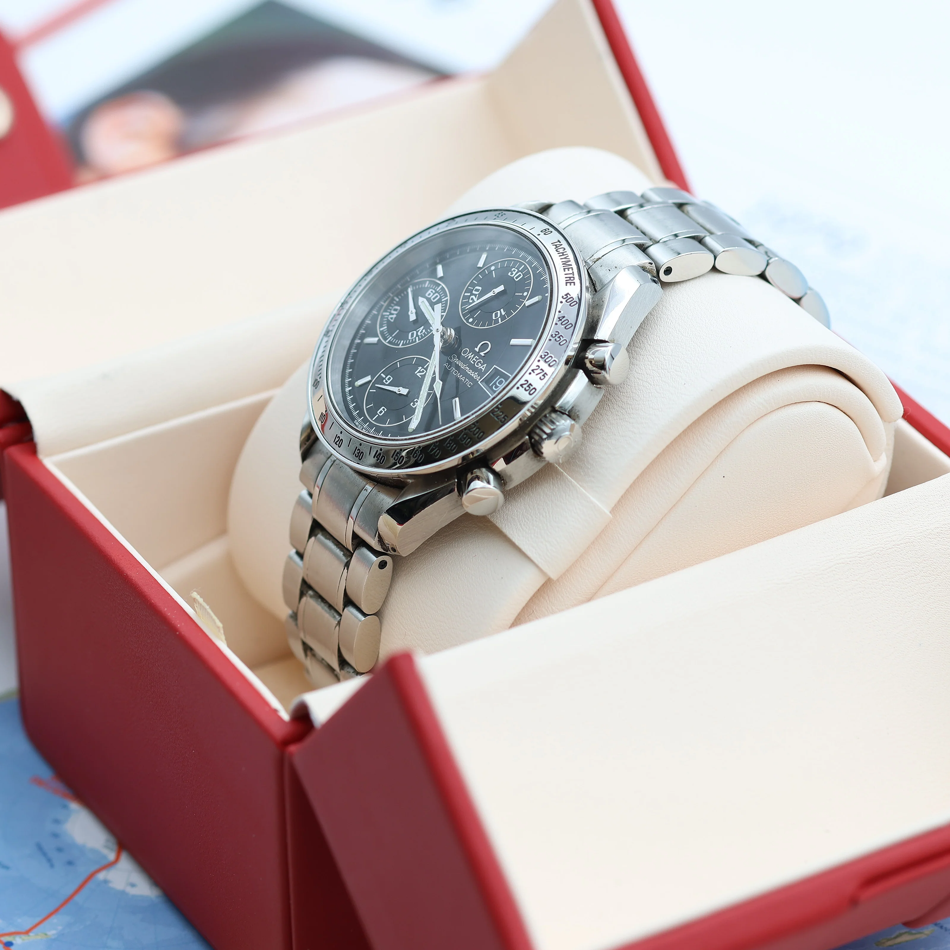 Omega Speedmaster Date ref. 3513.50 Black Dial - With Box - Image 6