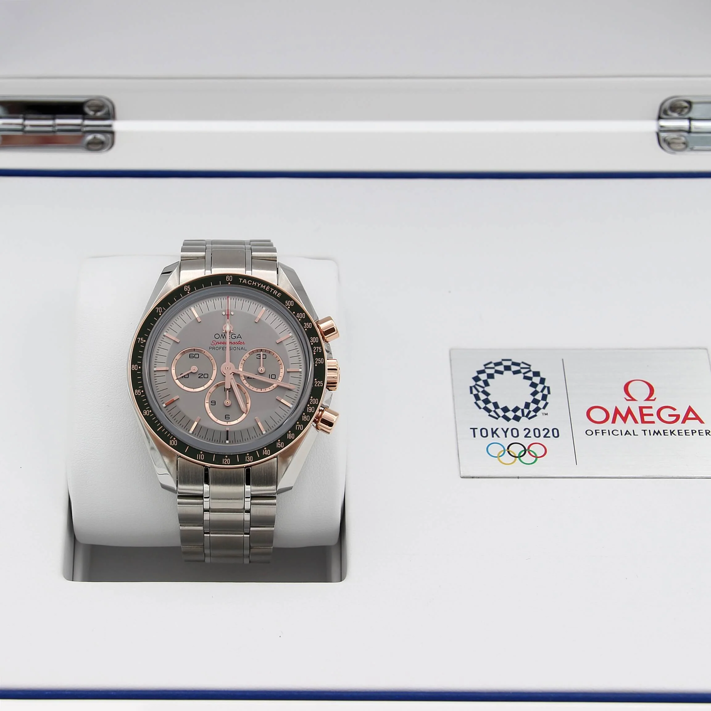 Omega Speedmaster Tokyo 2020 Green Bezel - ref. 522.20.42.30.06.001 – NEW Full Set - Image 3