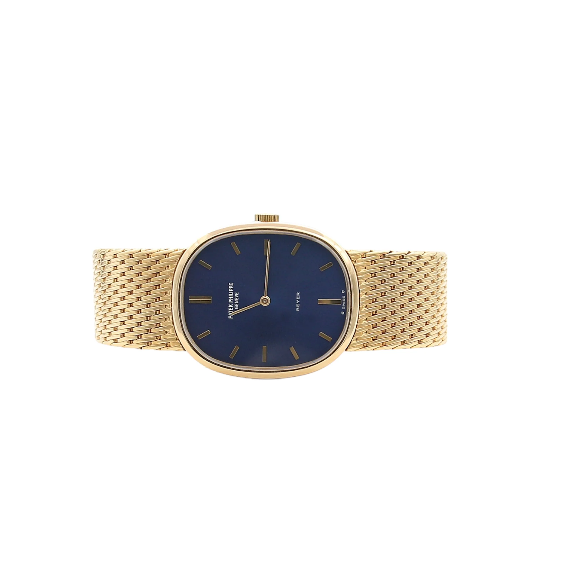 Patek Philippe Ellipse ref. 3748 - Blue dial Gold bracelet with extract - Image 5
