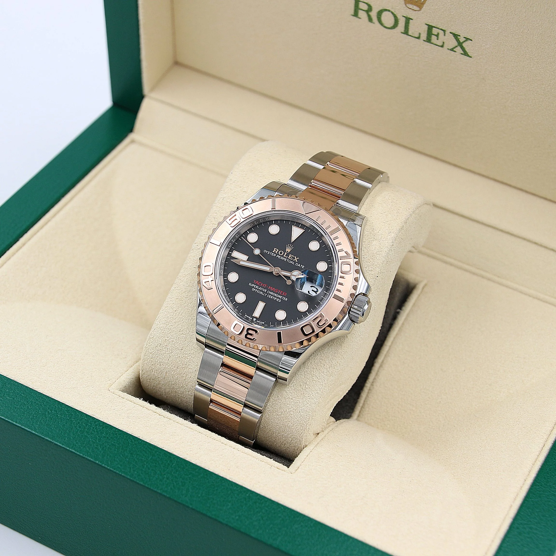 Rolex Yacht-Master 40mm ref. 126621 18K Rose Gold and Steel NEW 2021 - Image 2