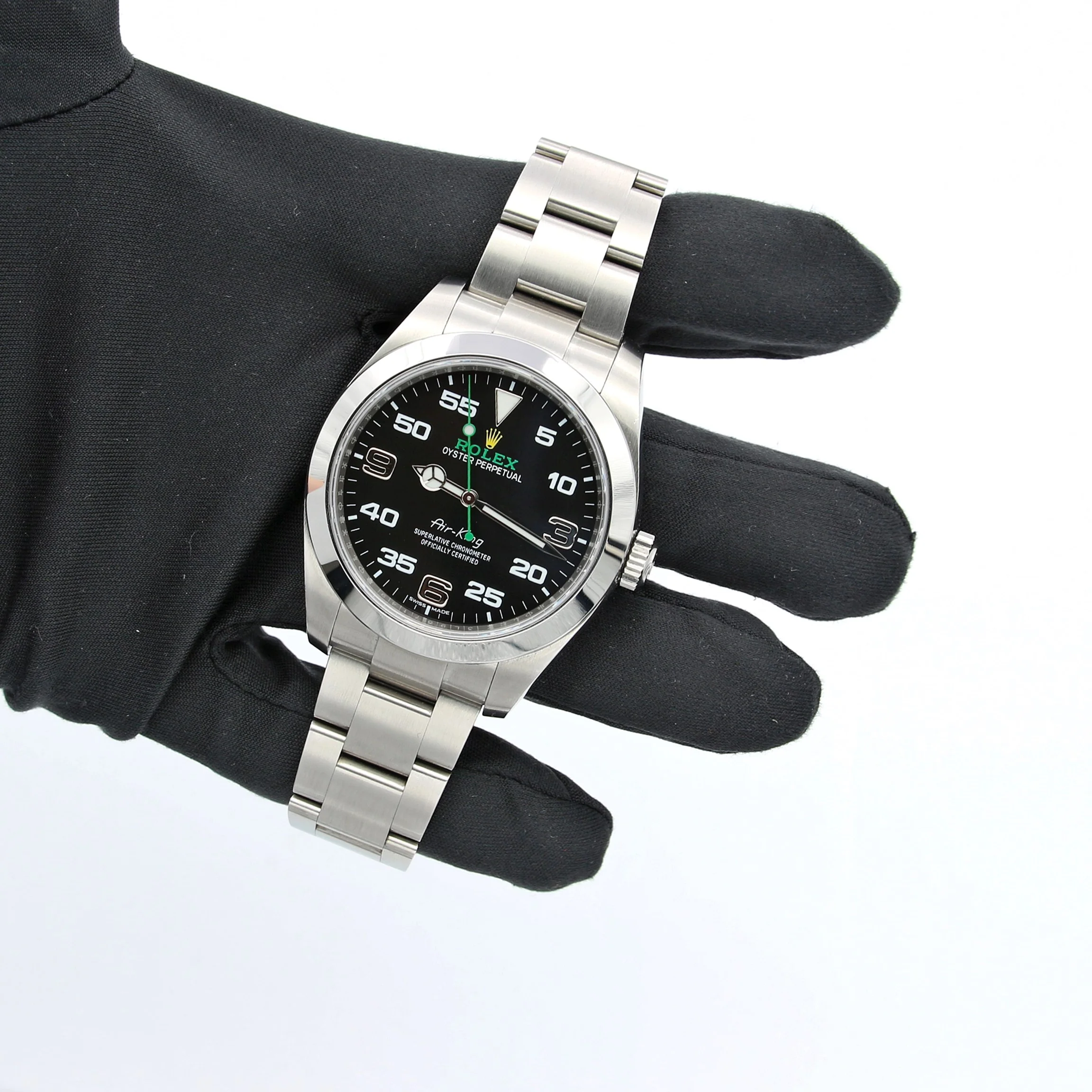 Rolex Air-King 116900 - Black Dial - with Card (Full Set) - Image 5