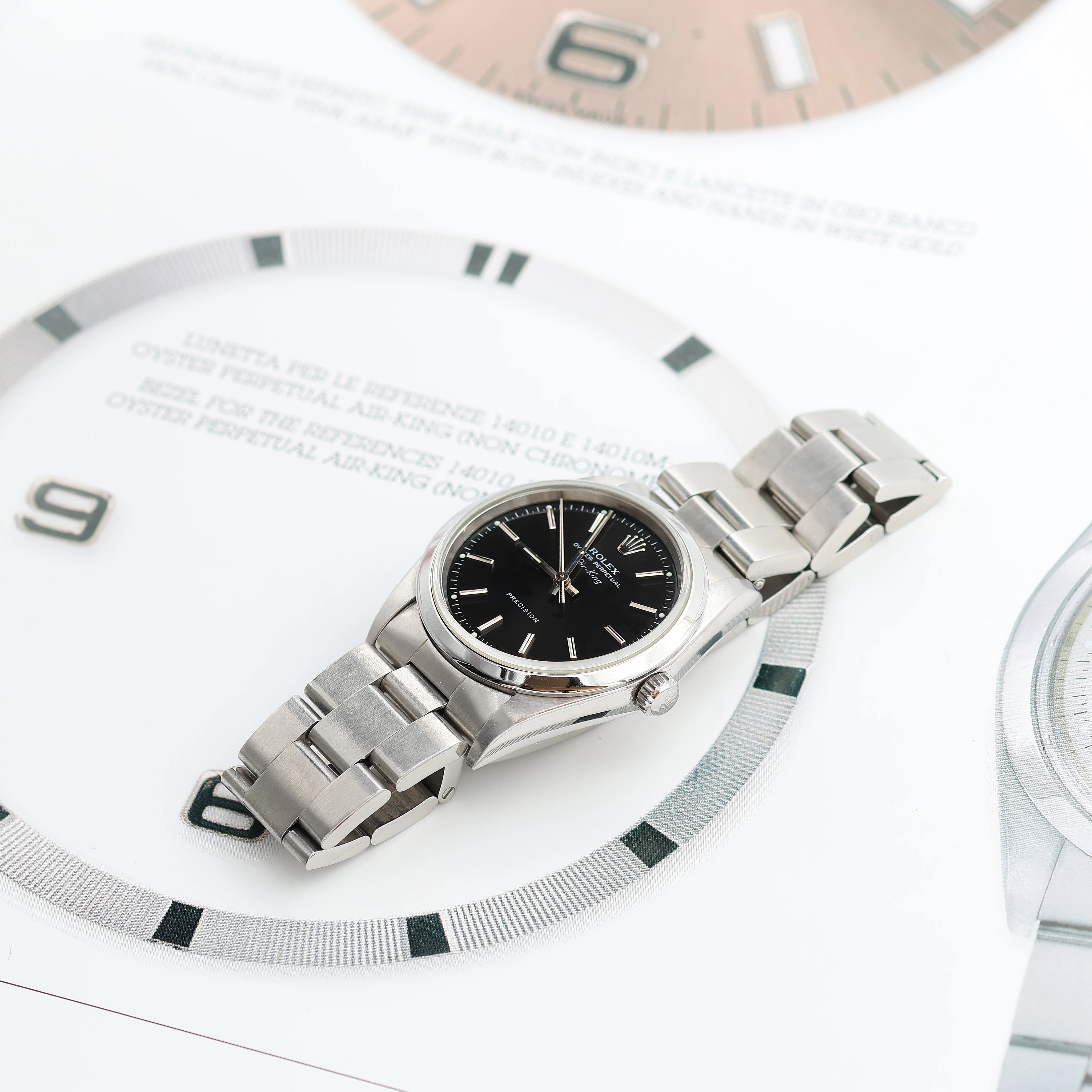 Rolex Air-King ref. 14000 Black Dial - Full Set - Image 5