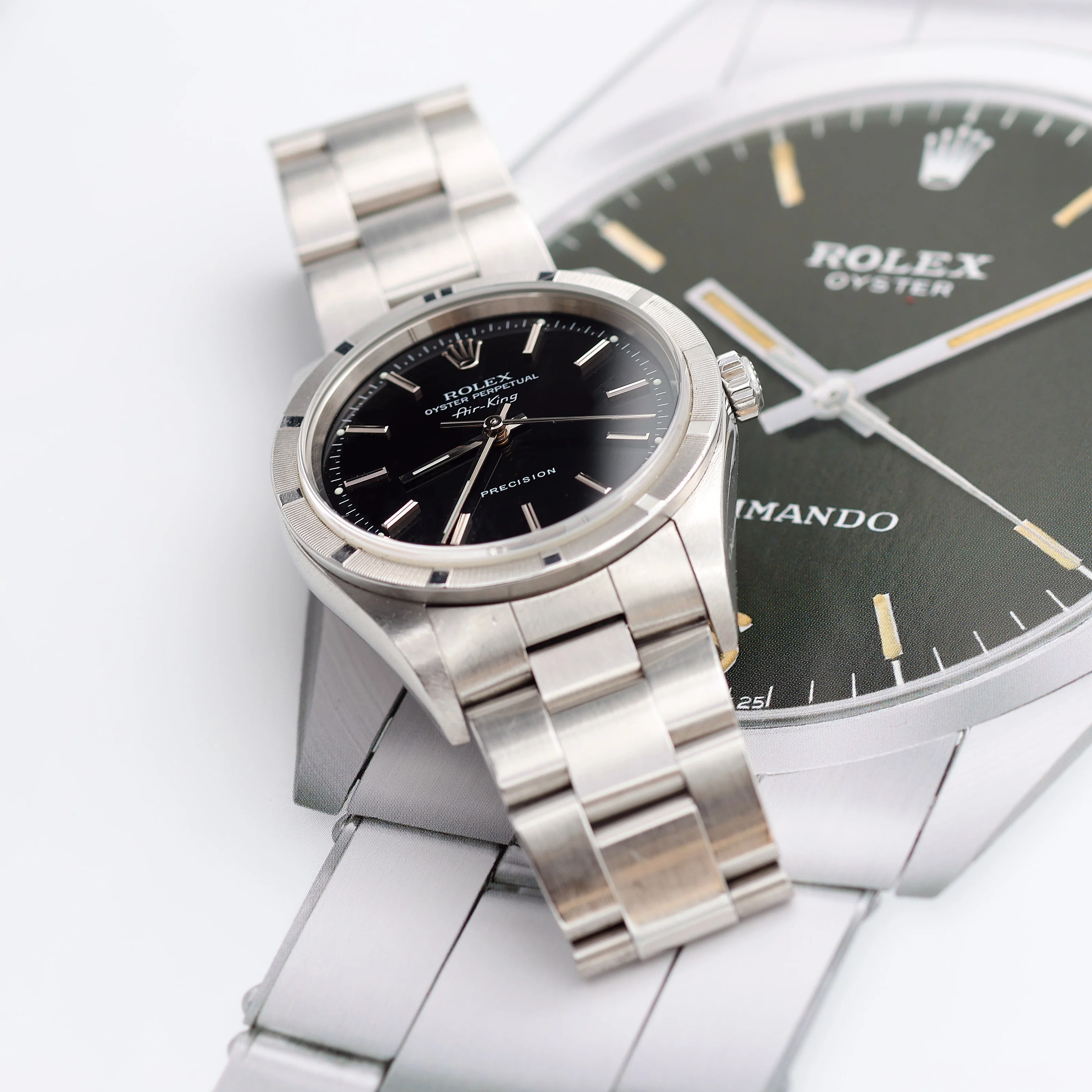 Rolex Air-King ref. 14010 - Black dial - Image 4