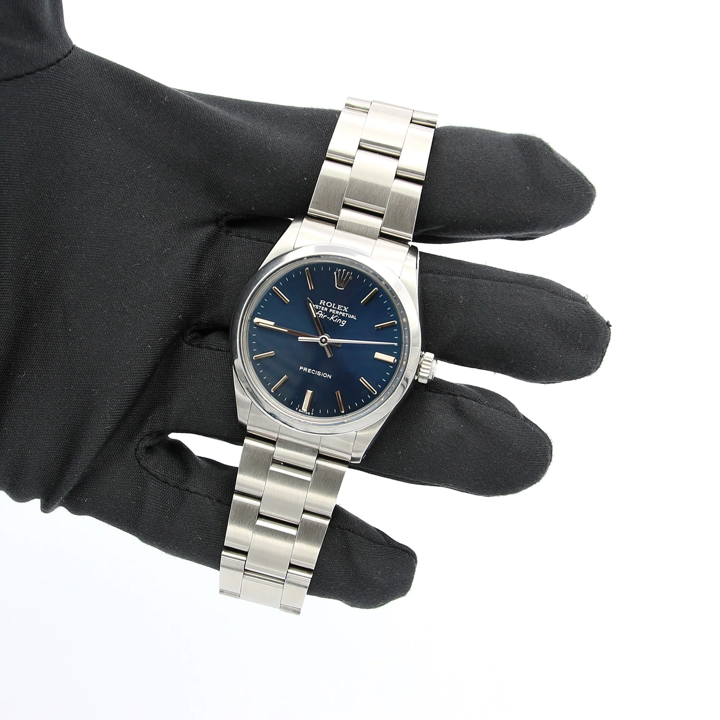Rolex Air-King 5500 Blue Dial - Oyster bracelet - Image 4