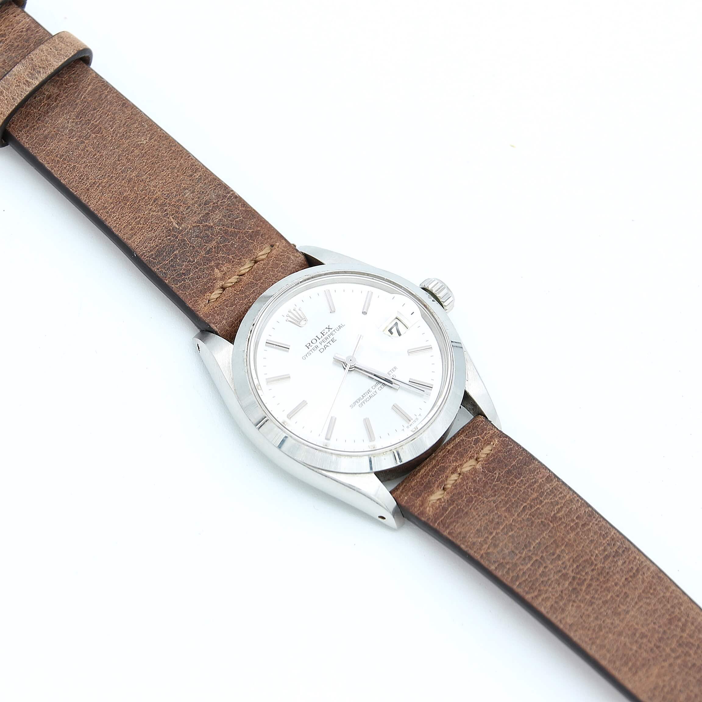 Rolex Date ref. 1500 - Silver Dial - Image 2