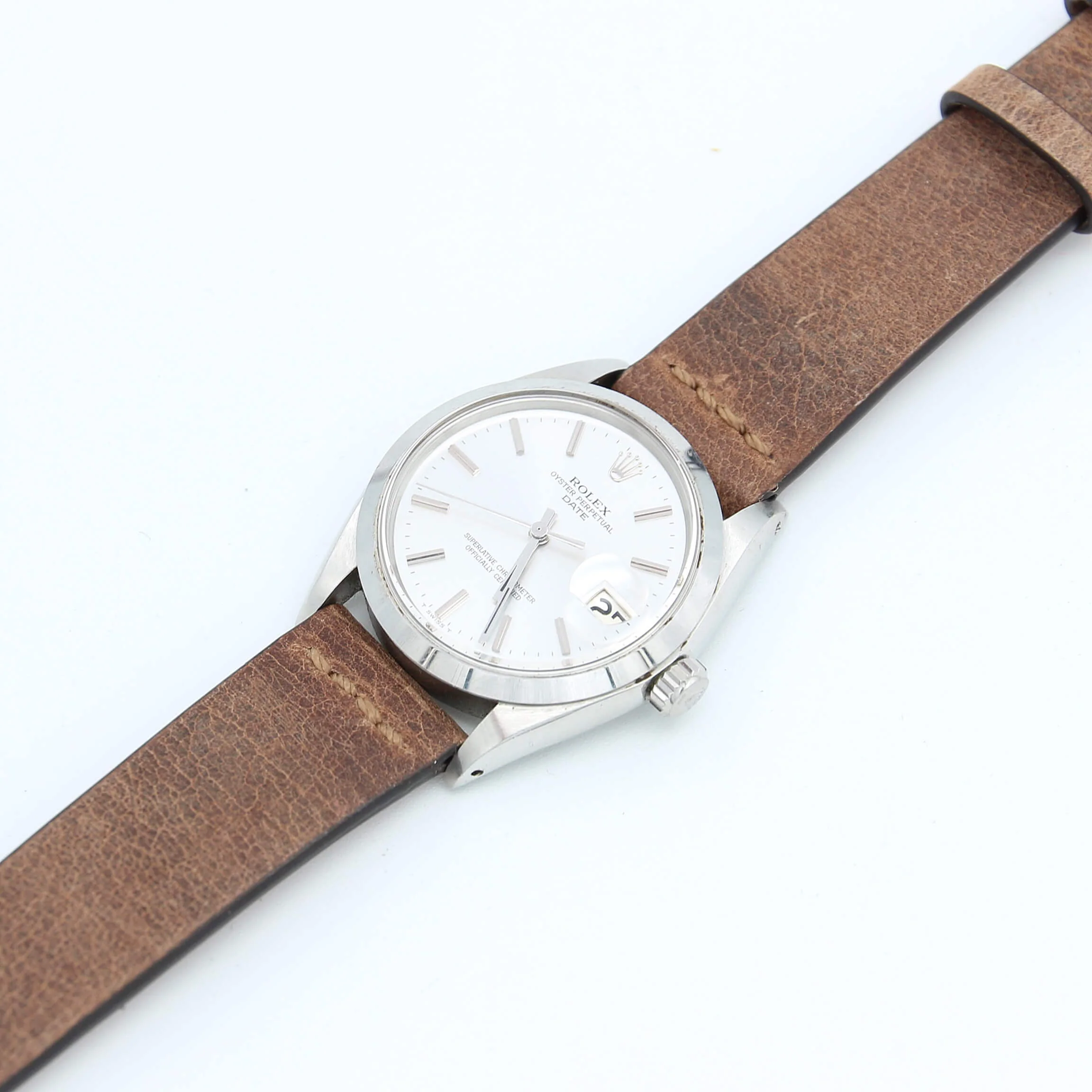 Rolex Date ref. 1500 - Silver Dial - Image 3