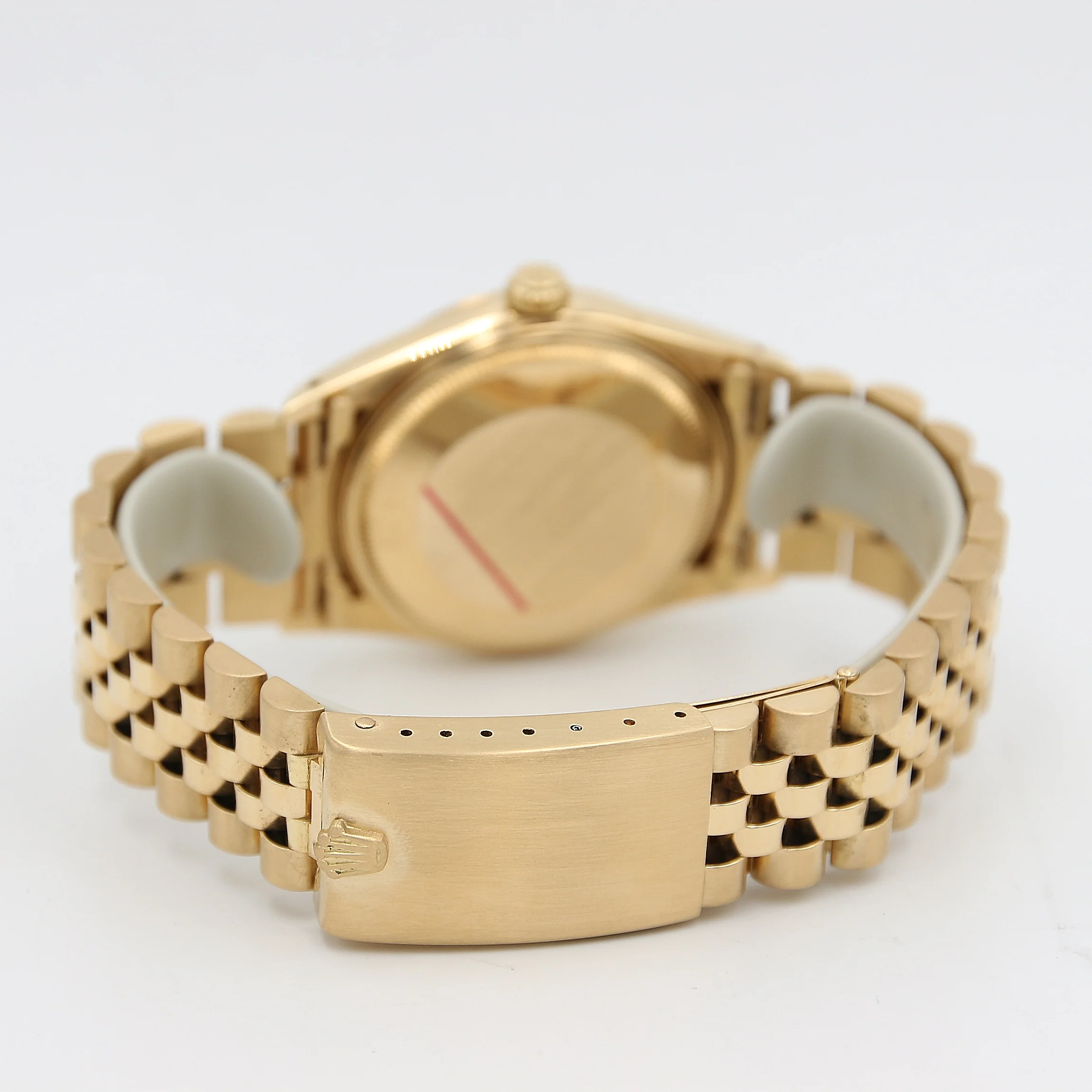 Rolex Date ref. 1503/8 18K Gold Black dial Jubilee bracelet - Image 7