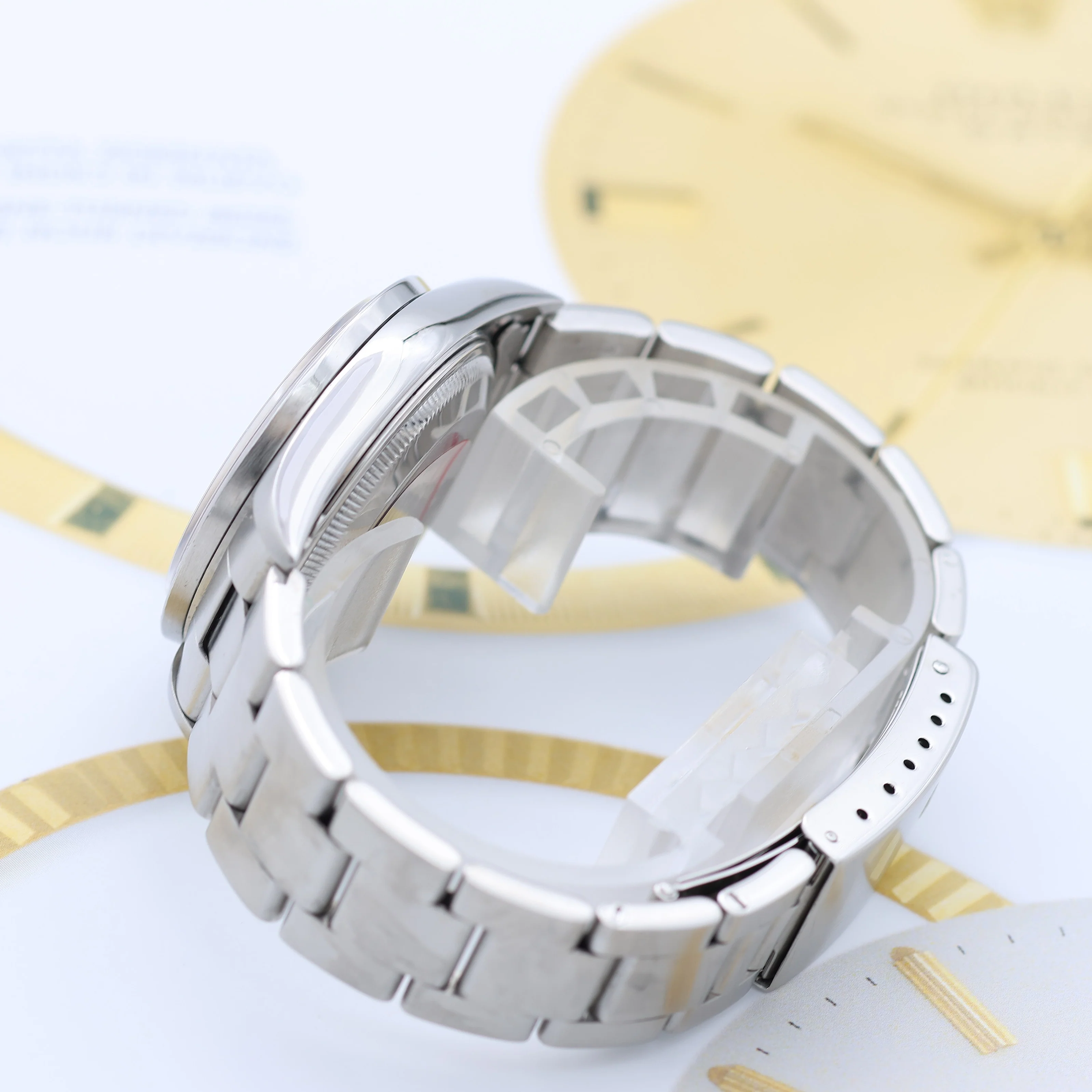 Rolex Date ref. 15210 - Salmon Dial - Oyster Bracelet - Image 8