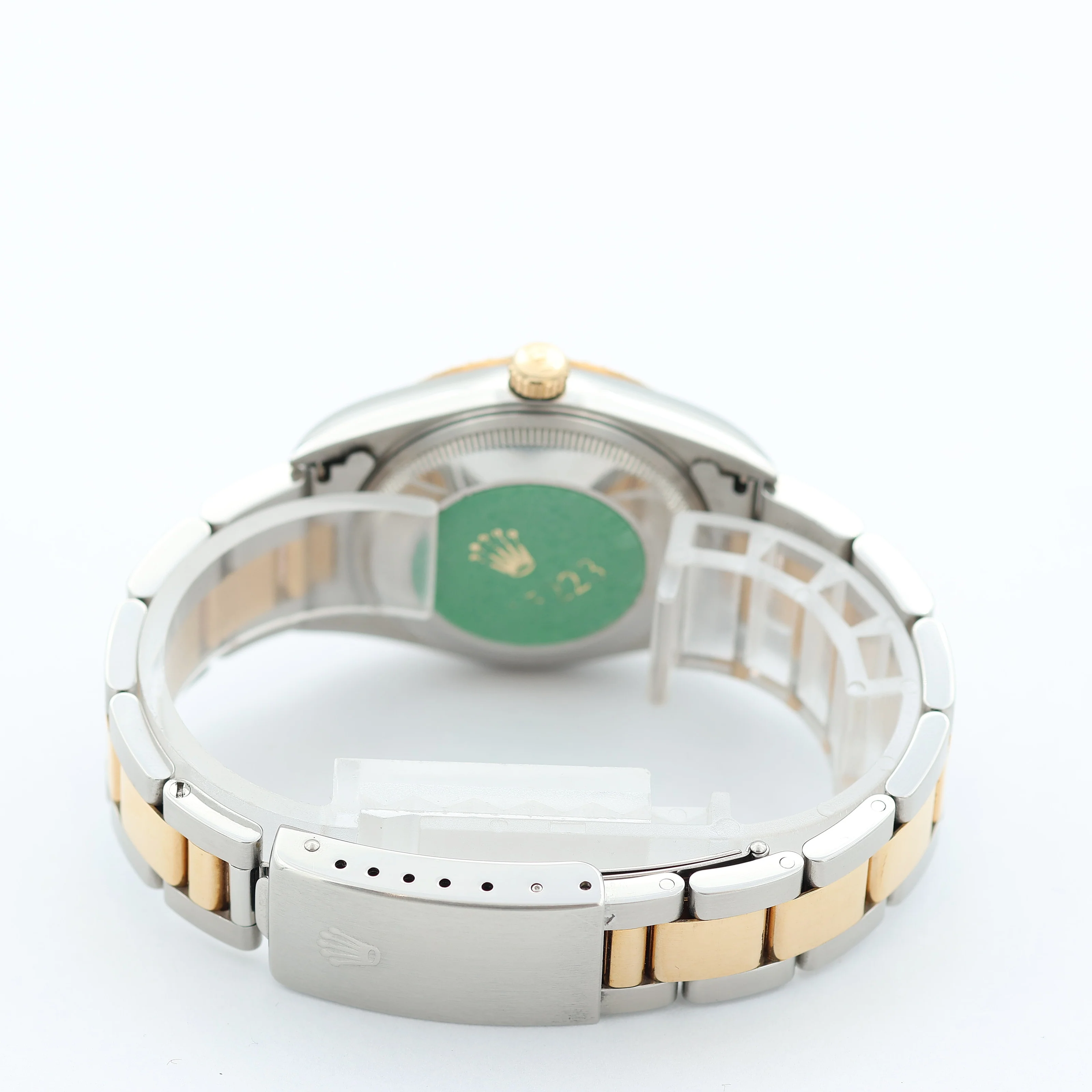 Rolex Date ref. 15233 White Roman Dial Oyster Bracelet - Full Set - Image 15