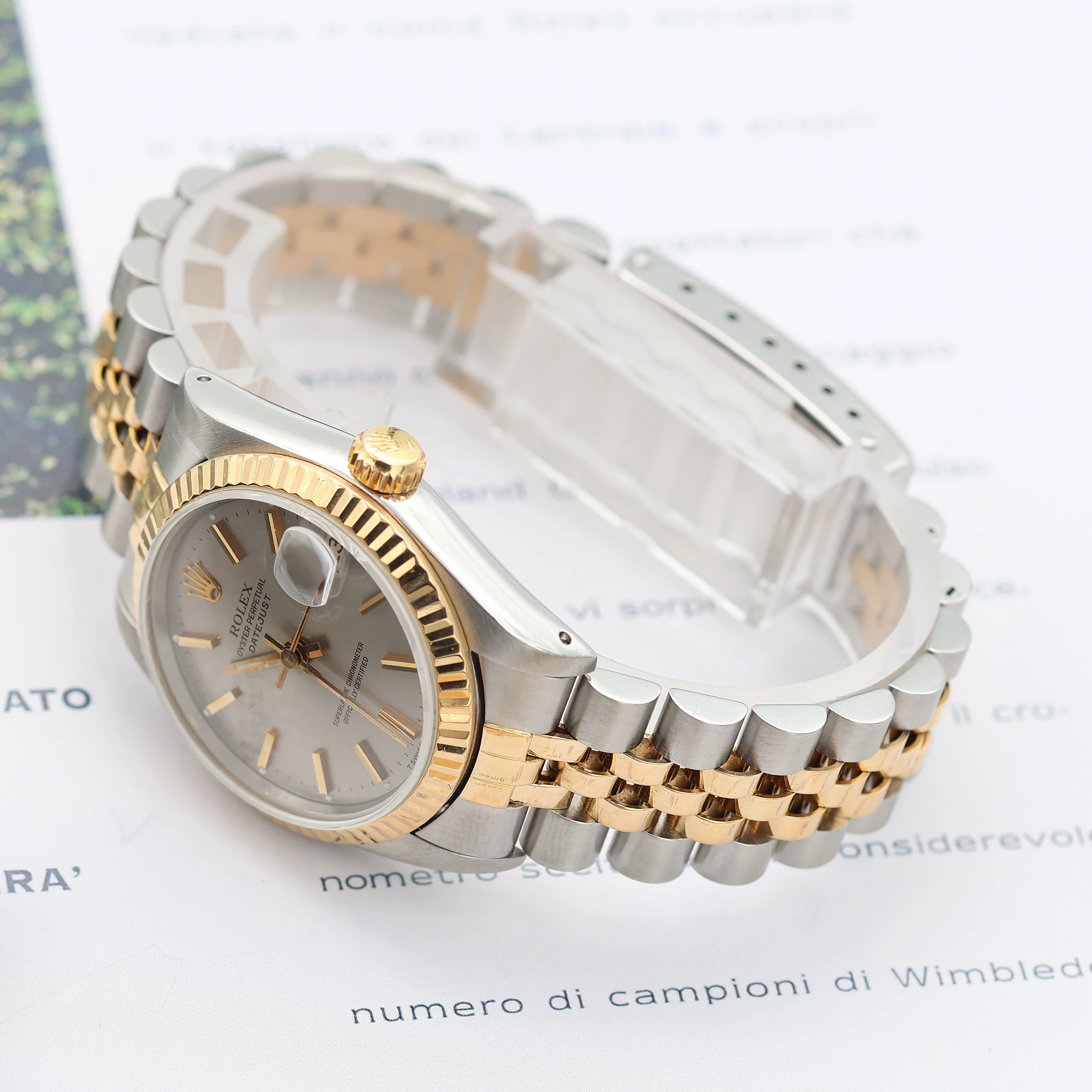 Rolex Datejust 31 Mid-Size ref. 68273 - Grey Millennary Dial - Full Set - Image 11