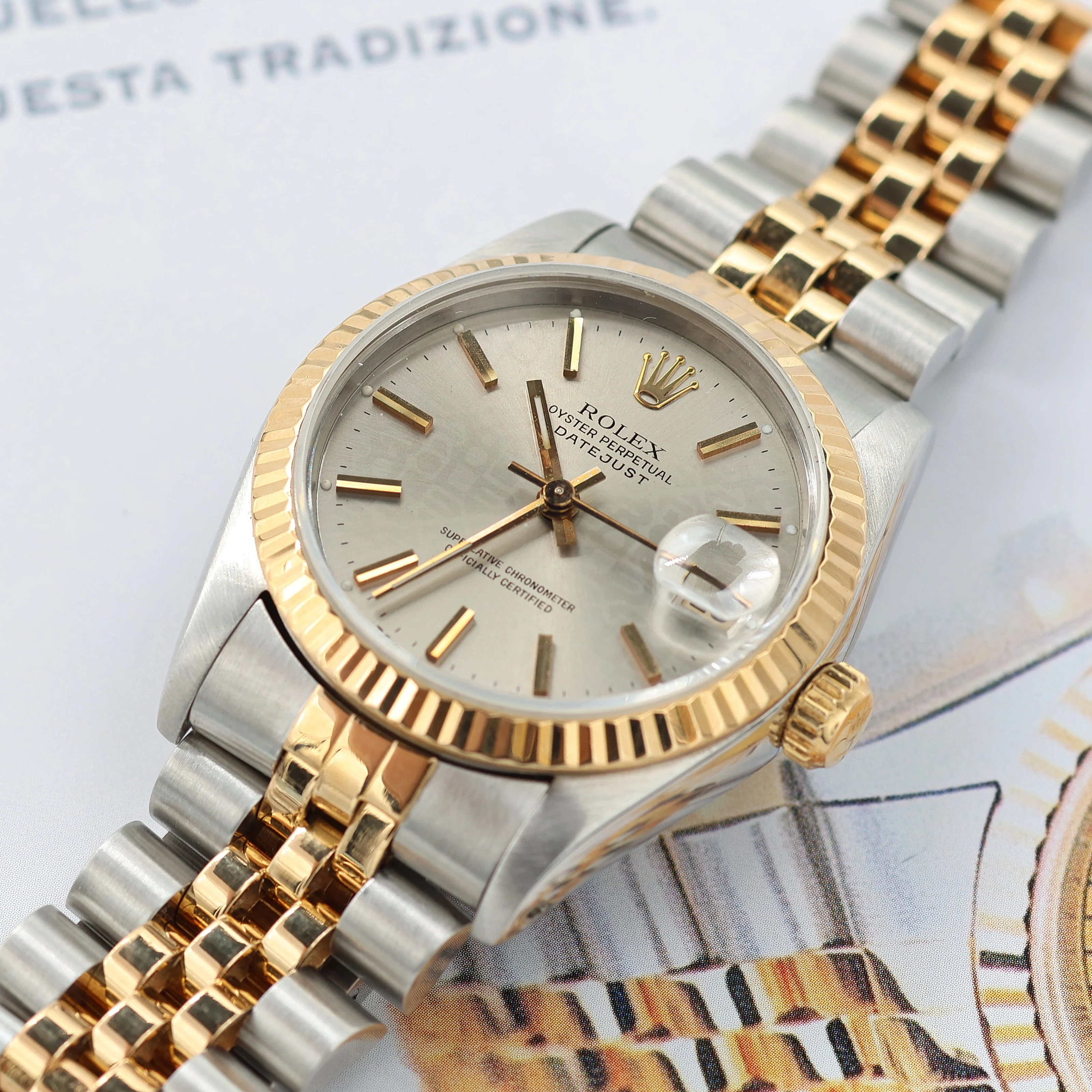 Rolex Datejust 31 Mid-Size ref. 68273 - Grey Millennary Dial - Full Set - Image 5