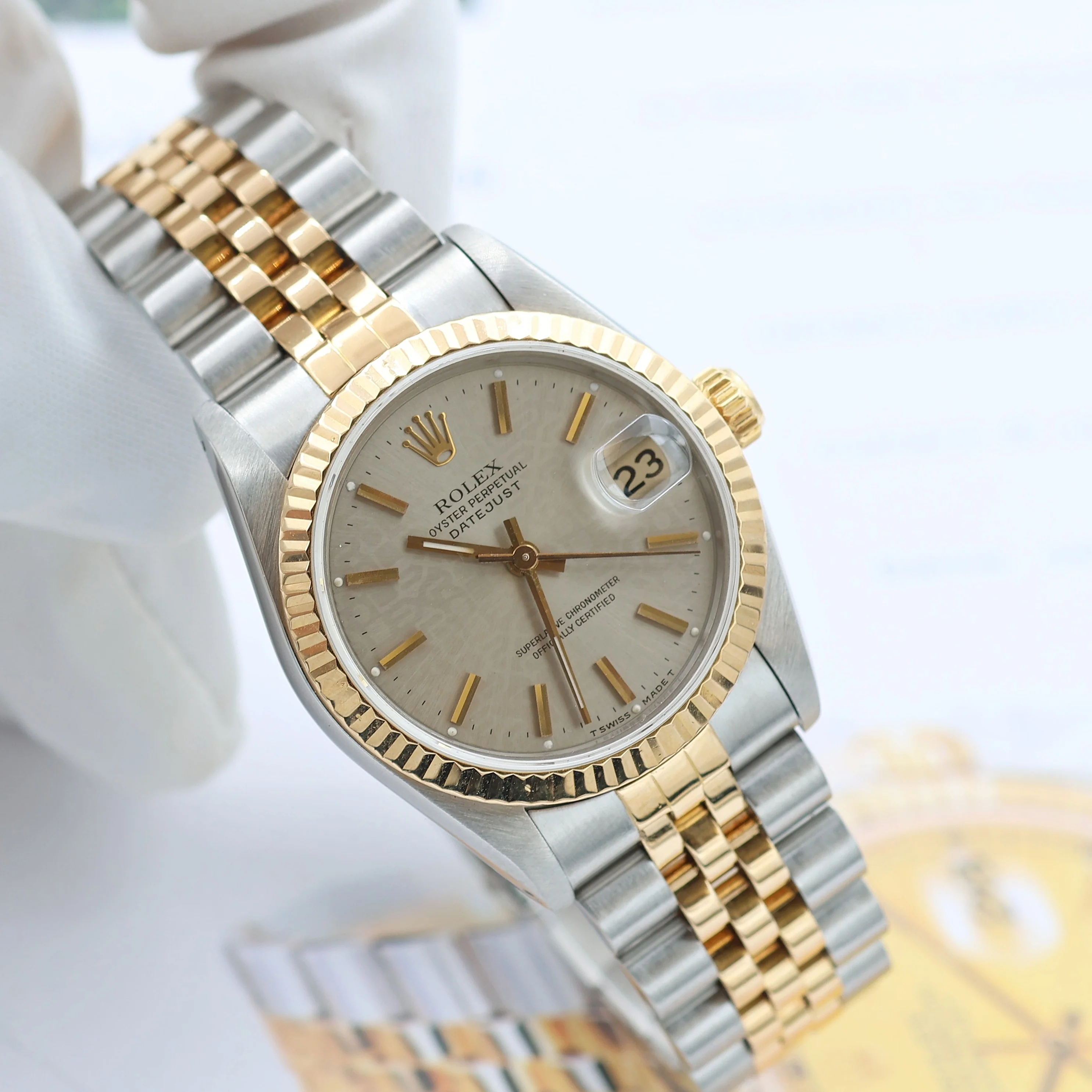 Rolex Datejust 31 Mid-Size ref. 68273 - Grey Millennary Dial - Full Set - Image 7