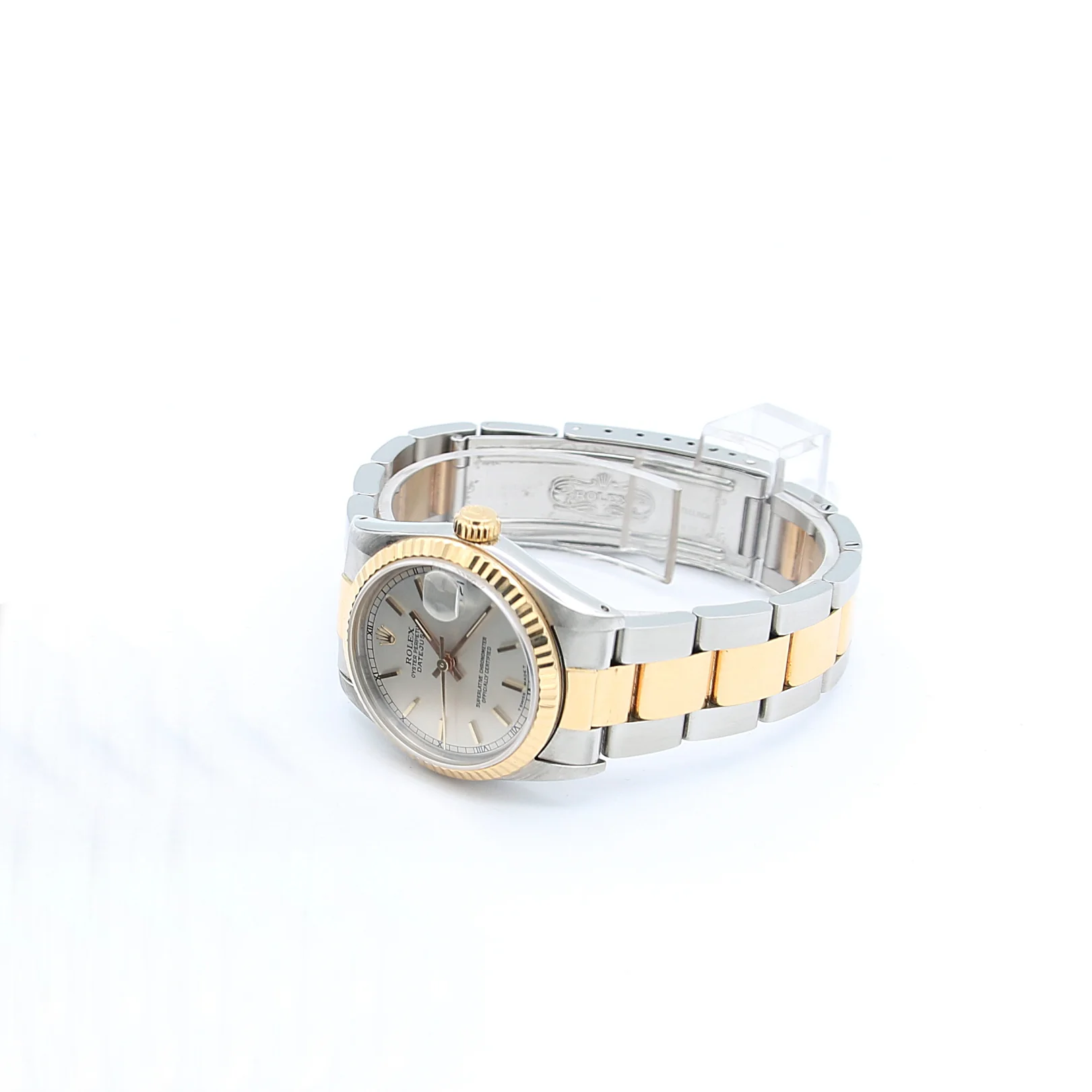 Rolex Datejust 31 Mid-Size ref. 68273 - Silver Dial W/golden Indexes with papers - Image 5
