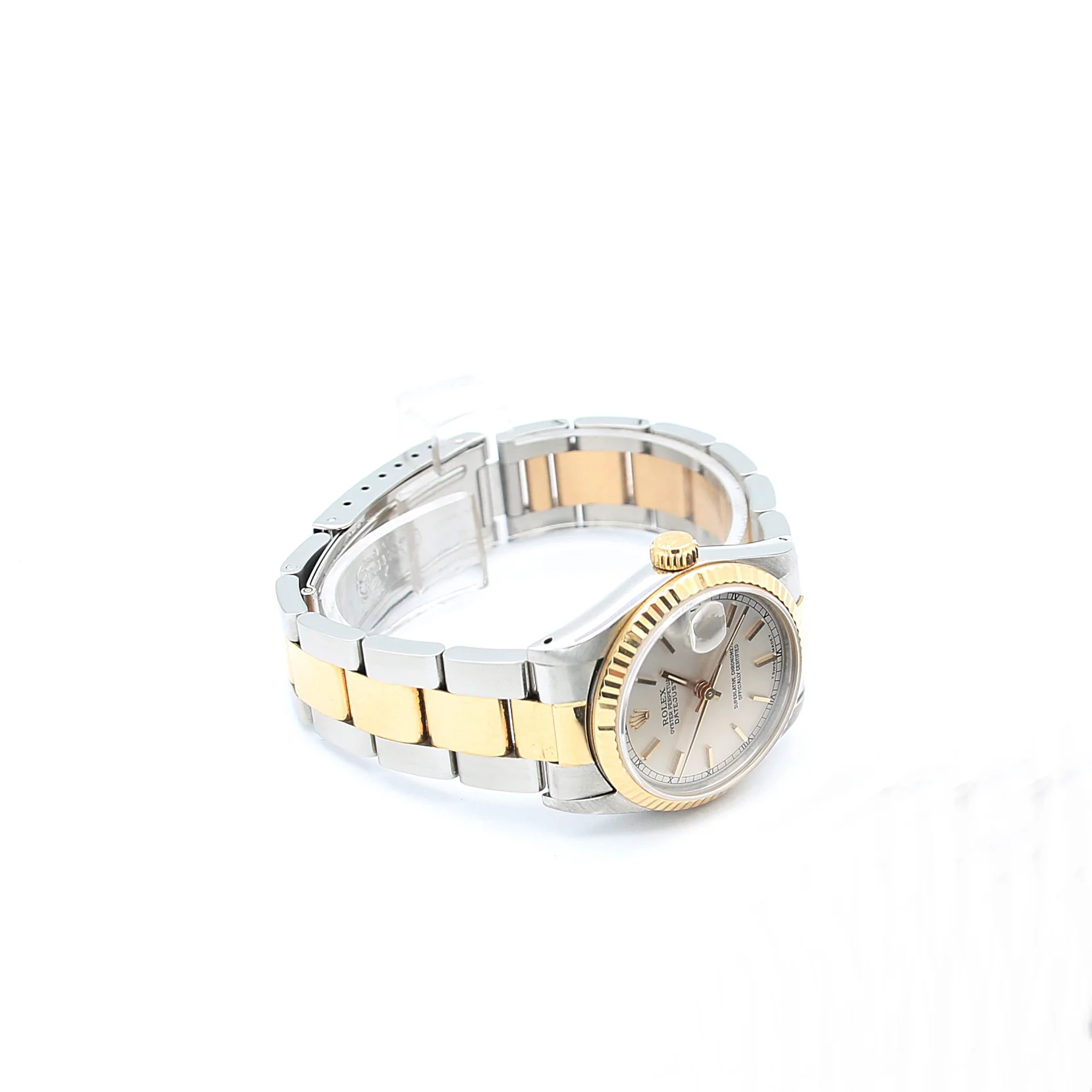 Rolex Datejust 31 Mid-Size ref. 68273 - Silver Dial W/golden Indexes with papers - Image 6
