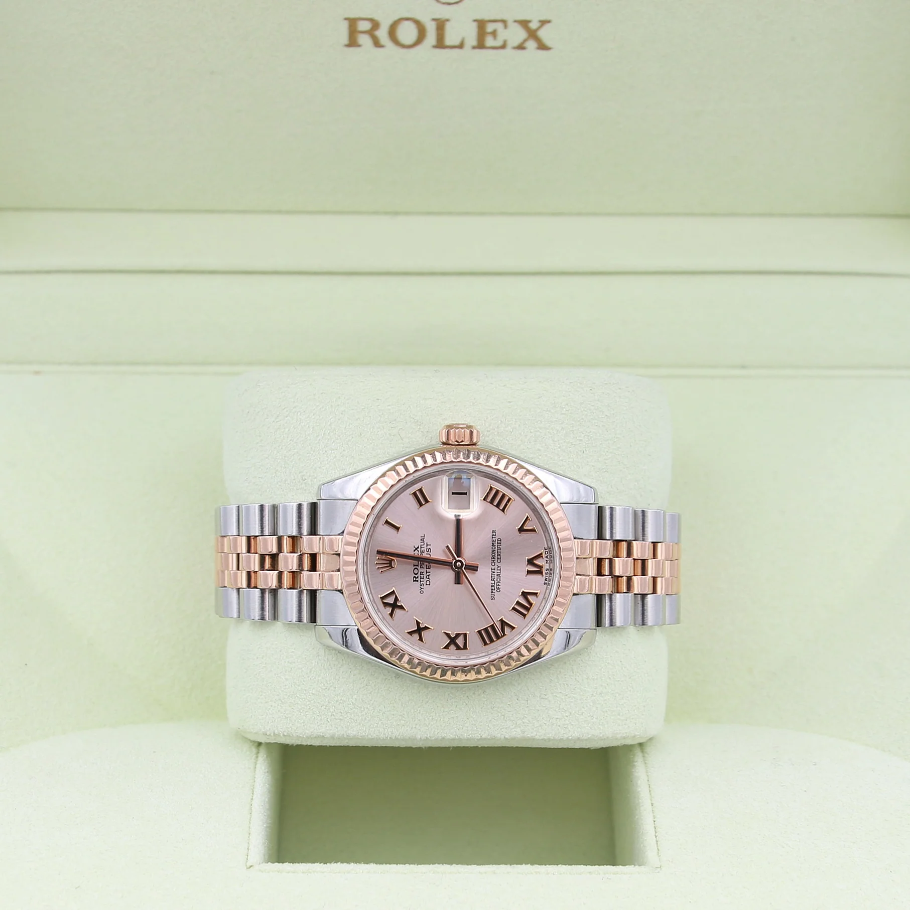 Rolex Datejust 31 ref. 178271 Sundust Roman Dial - Jubilee - Full Set - Image 2